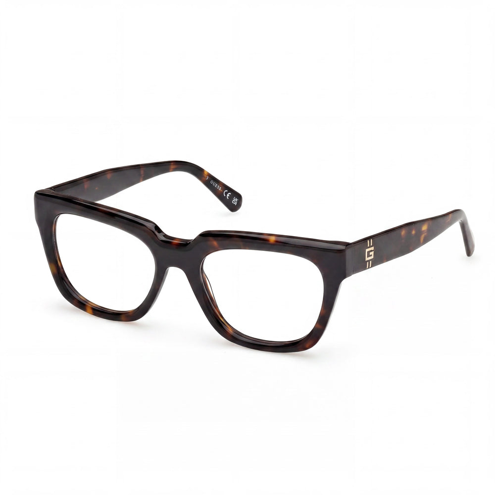 Gafas de sol Guess Gu50238 para hombre, montura de plástico color Habana oscuro, lentes de 53 mm, puente de 19 mm, patillas de 145 mm