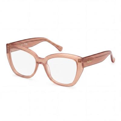 MaxMara Men's eyewear Polarized Plastic Shiny Light Brown Eyeglasses 54-18-140