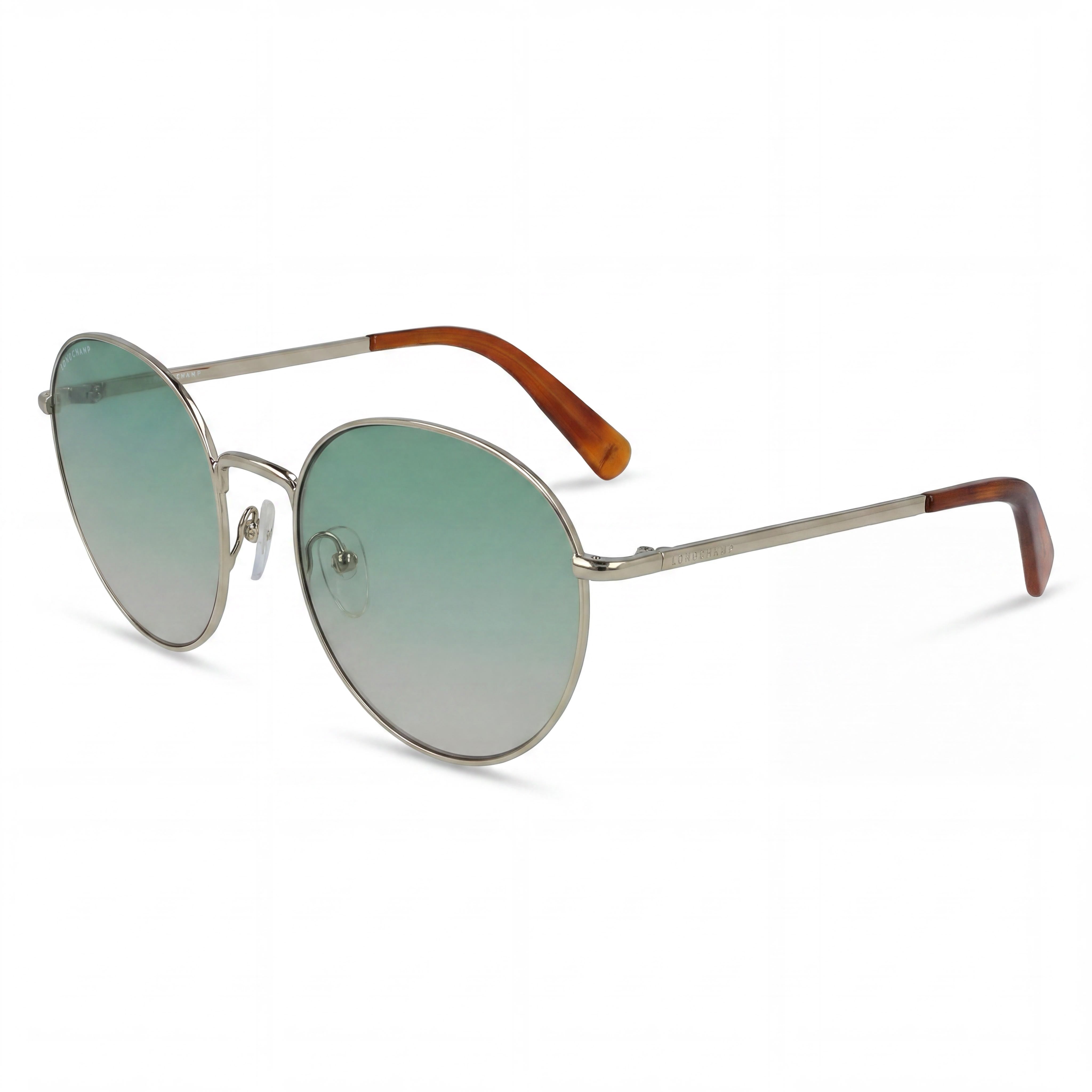 Gafas de Sol Ovaladas Longchamp LO101S para Mujer con Montura de Optyl y Lentes de Policarbonato No Polarizadas, Verde Dorado, Protección UV, 56mm, Photo 1