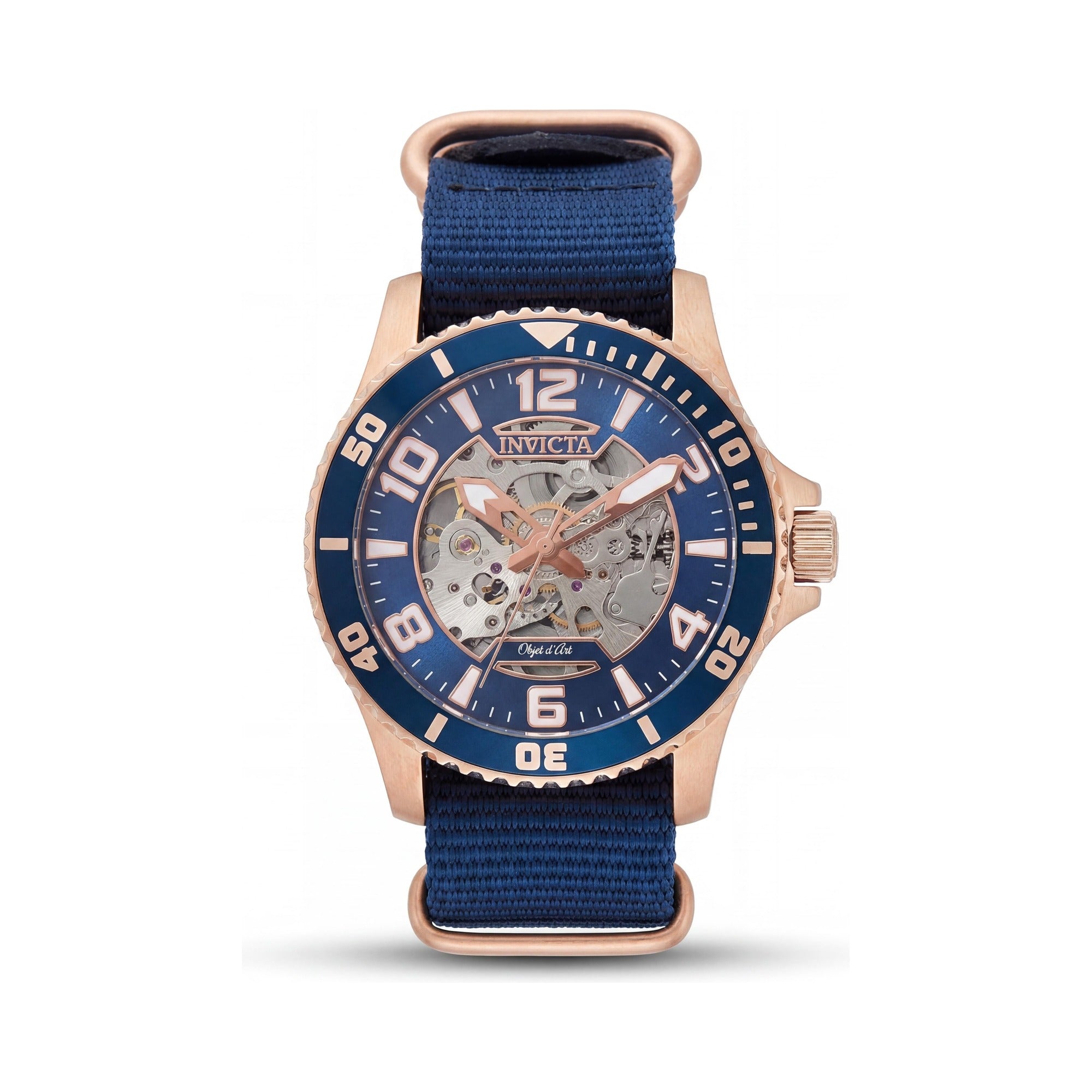 Invicta 27592 Reloj automático para hombre, dorado/azul, 42mm, Photo 1