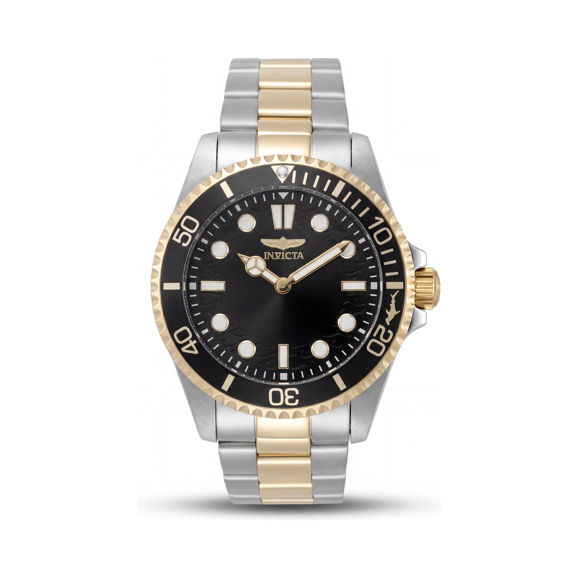 Reloj de cuarzo Invicta Pro Diver 49698 para hombre, de 43 mm, con pulsera de acero inoxidable y esfera negra, 10 ATM, Photo 1