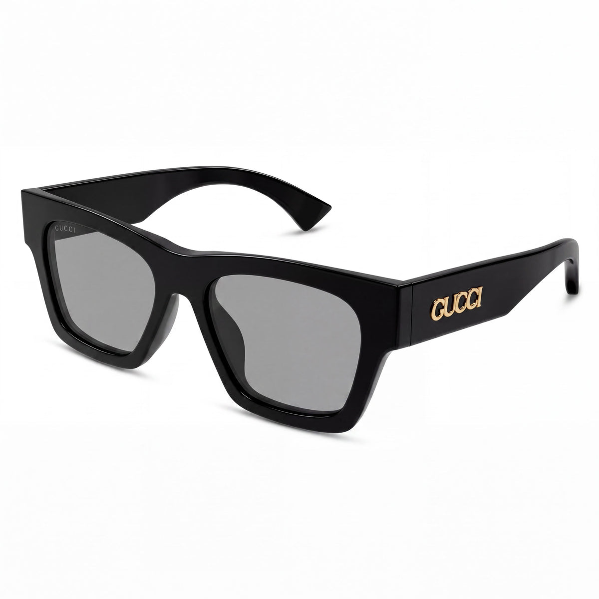 Gafas de sol Gucci de diseñador casual GG1835SA-001 unisex con montura negra, lentes negras, puente de 17 mm y patillas de 140 mm, Photo 1
