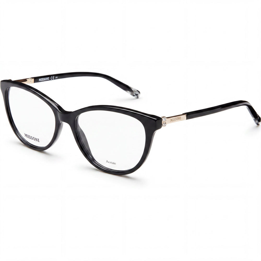 M Missoni Casual Women's Acetate Frame Eyeglasses with 54mm Lens Width, 16mm Bridge Width, and 145mm Temple Length
