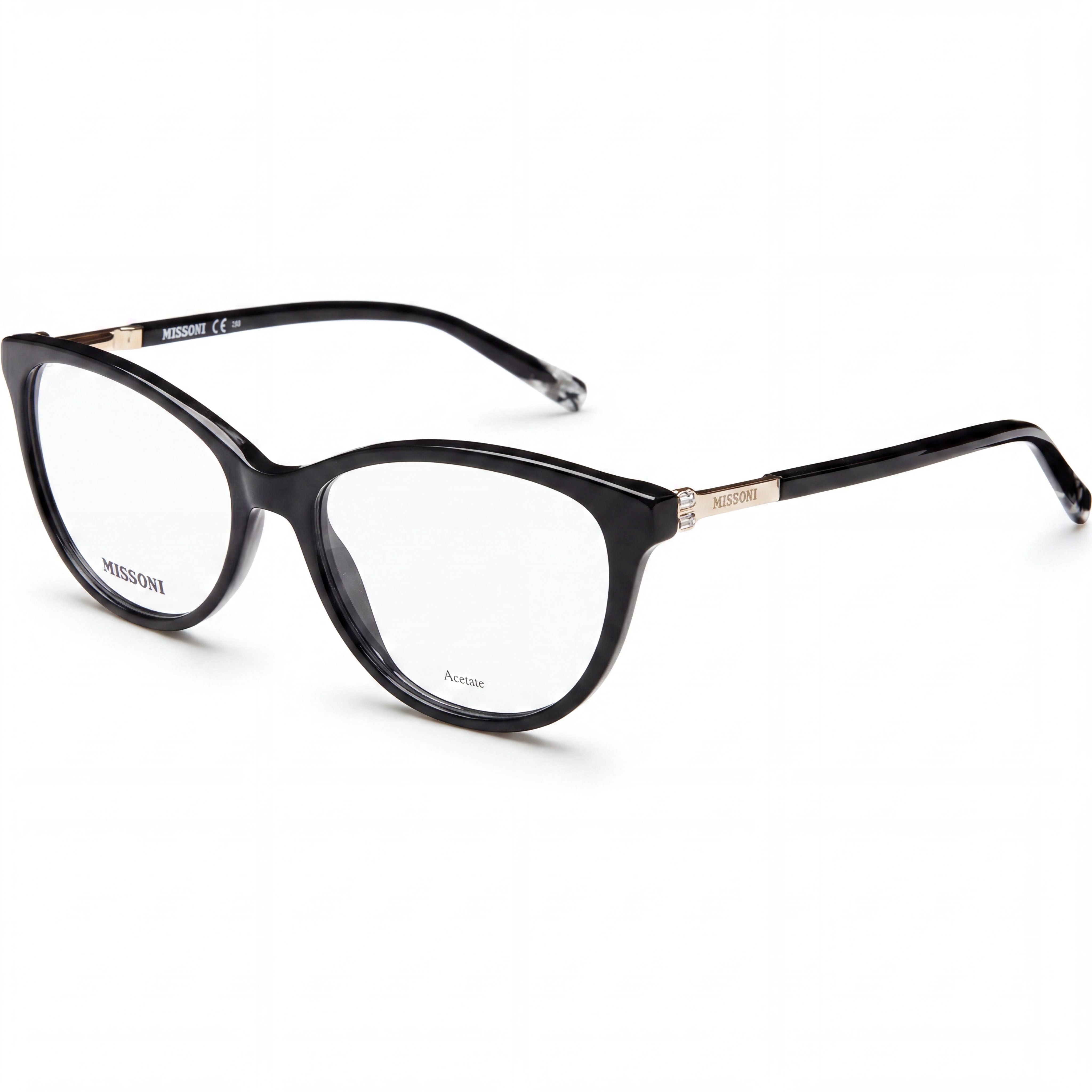 M Missoni Casual Women's Acetate Frame Eyeglasses with 54mm Lens Width, 16mm Bridge Width, and 145mm Temple Length, Photo 1