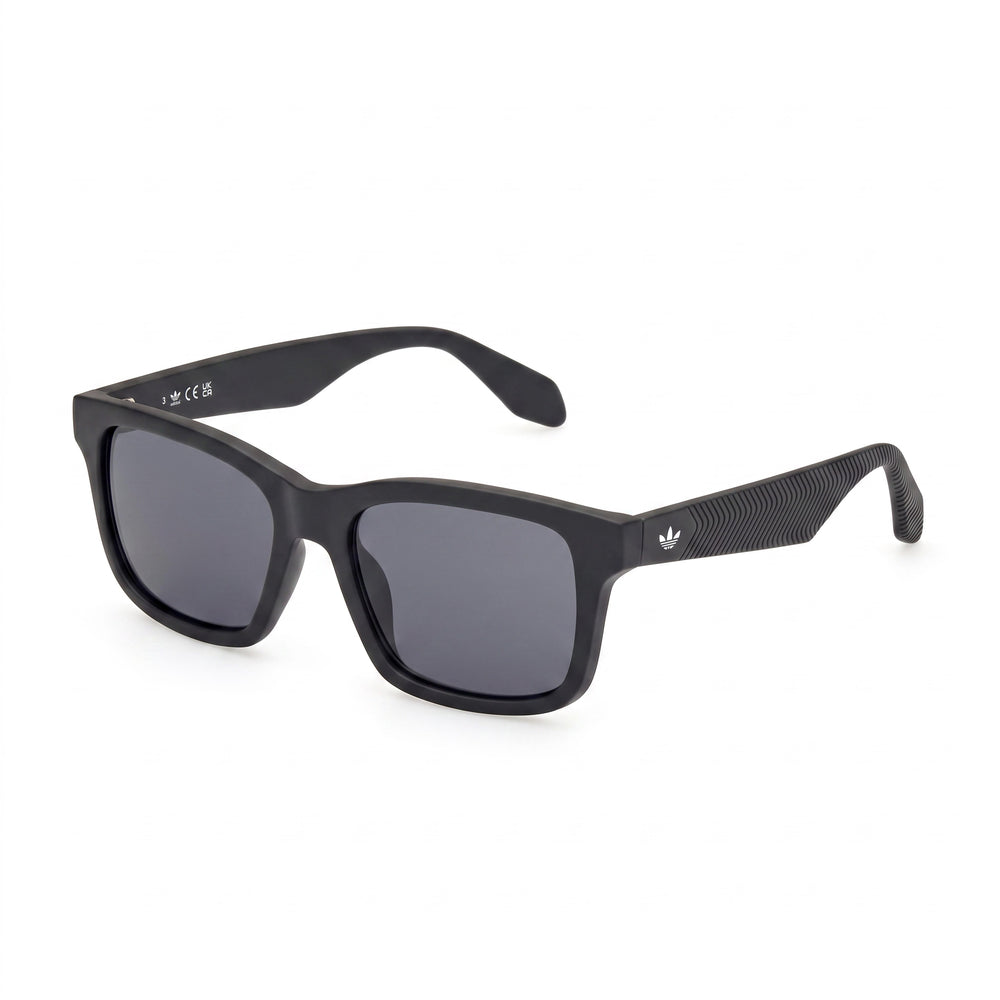 Adidas Originals Or0105 Unisex Injected UV Protection Non-Polarized Sunglasses Matte Black Smoke 52mm