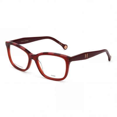 Montura de gafas de acetato para mujer Carolina Herrera Modern Her 0147 en rojo burdeos 54-16-145mm