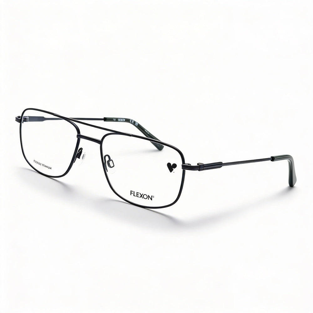 Gafas unisex Flexon H6062 de metal azul marino mate 54