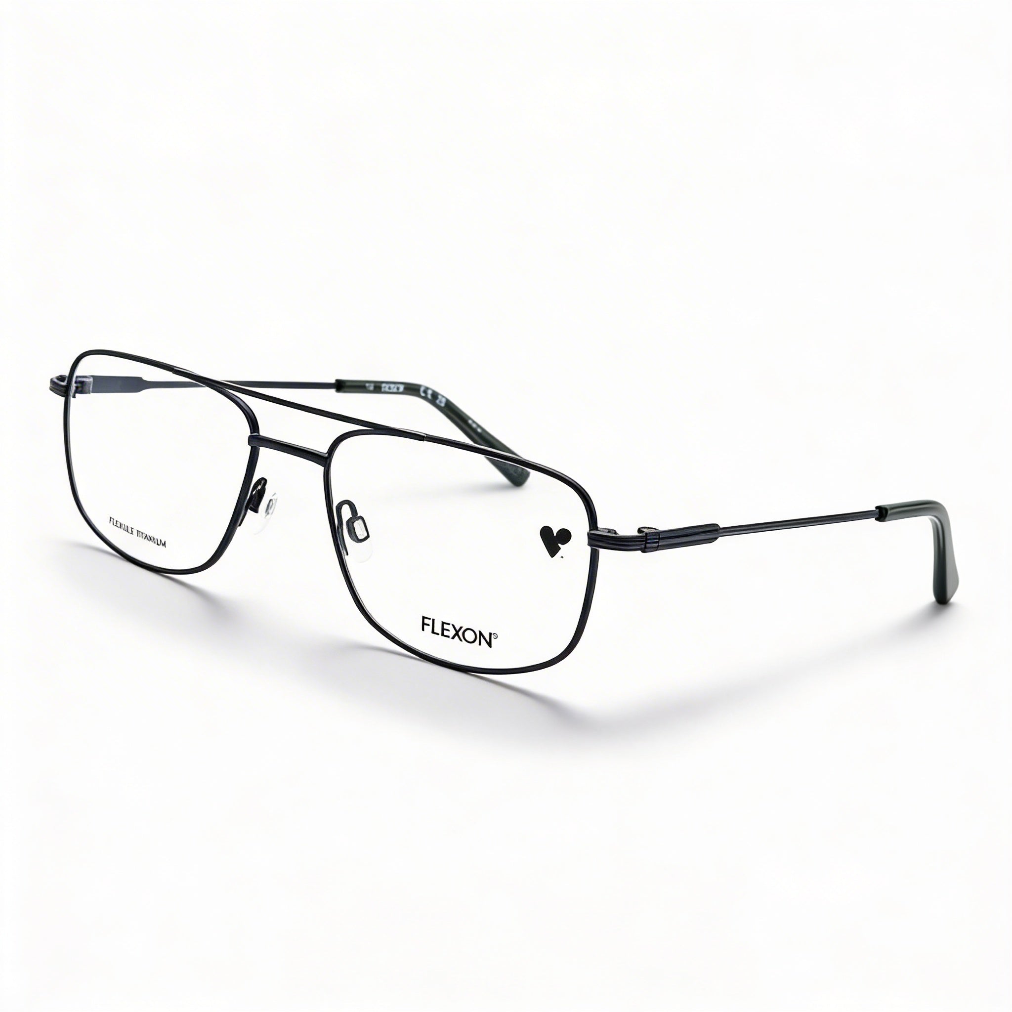 Gafas unisex Flexon H6062 de metal azul marino mate 54, Photo 2