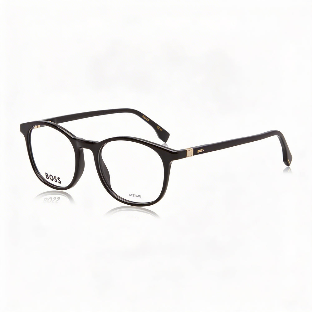 Hugo Boss 1437 Unisex Plastic Frame Polycarbonate Non-polarised Lenses Black Sunglasses 53mm
