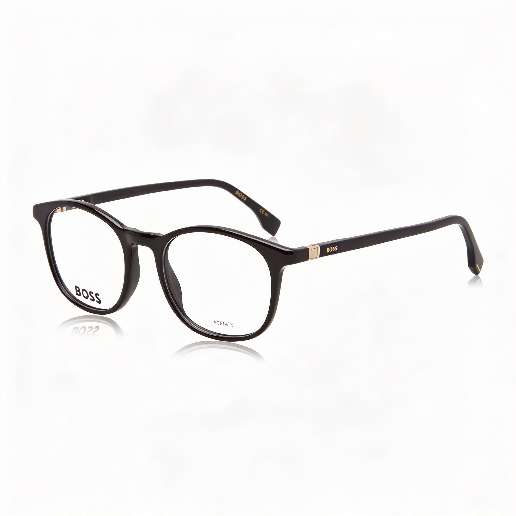 Hugo Boss 1437 Unisex Plastic Frame Polycarbonate Non-polarised Lenses Black Sunglasses 53mm, Photo 1