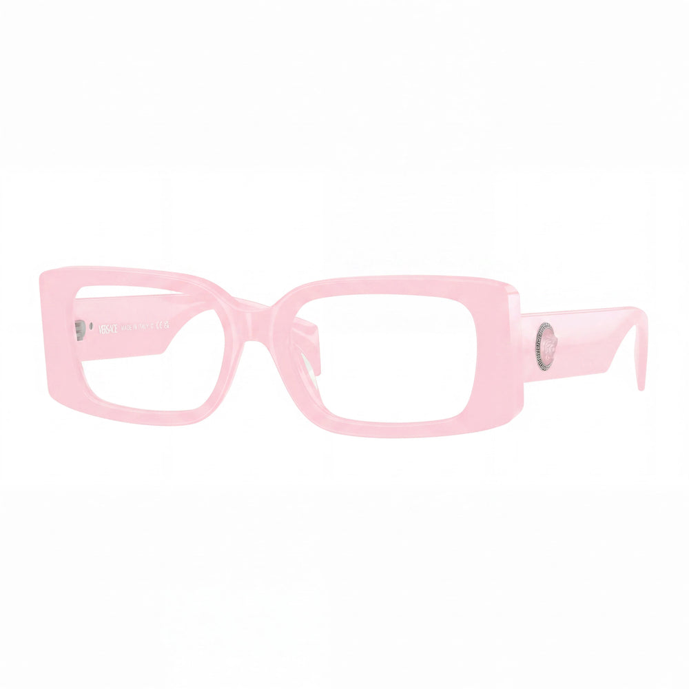 Gafas de sol Versace Ve 3362u para mujer, montura de acetato rosa, ancho de lente 51mm, puente 17mm, patillas 140mm