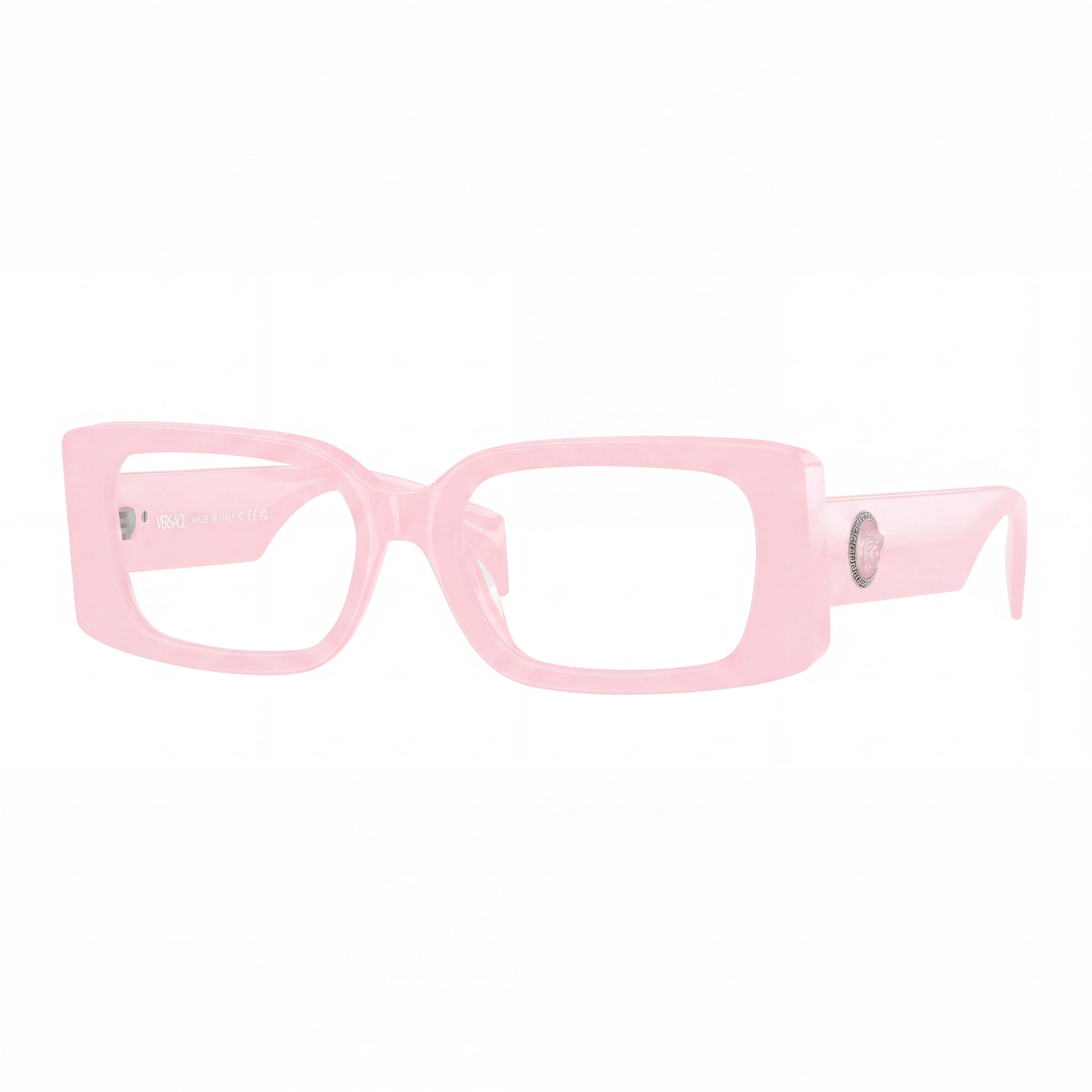 Versace Ve 3362u Women's Pink Acetate Frame Sunglasses 51mm Lens Width 17mm Bridge 140mm Temple, Photo 1