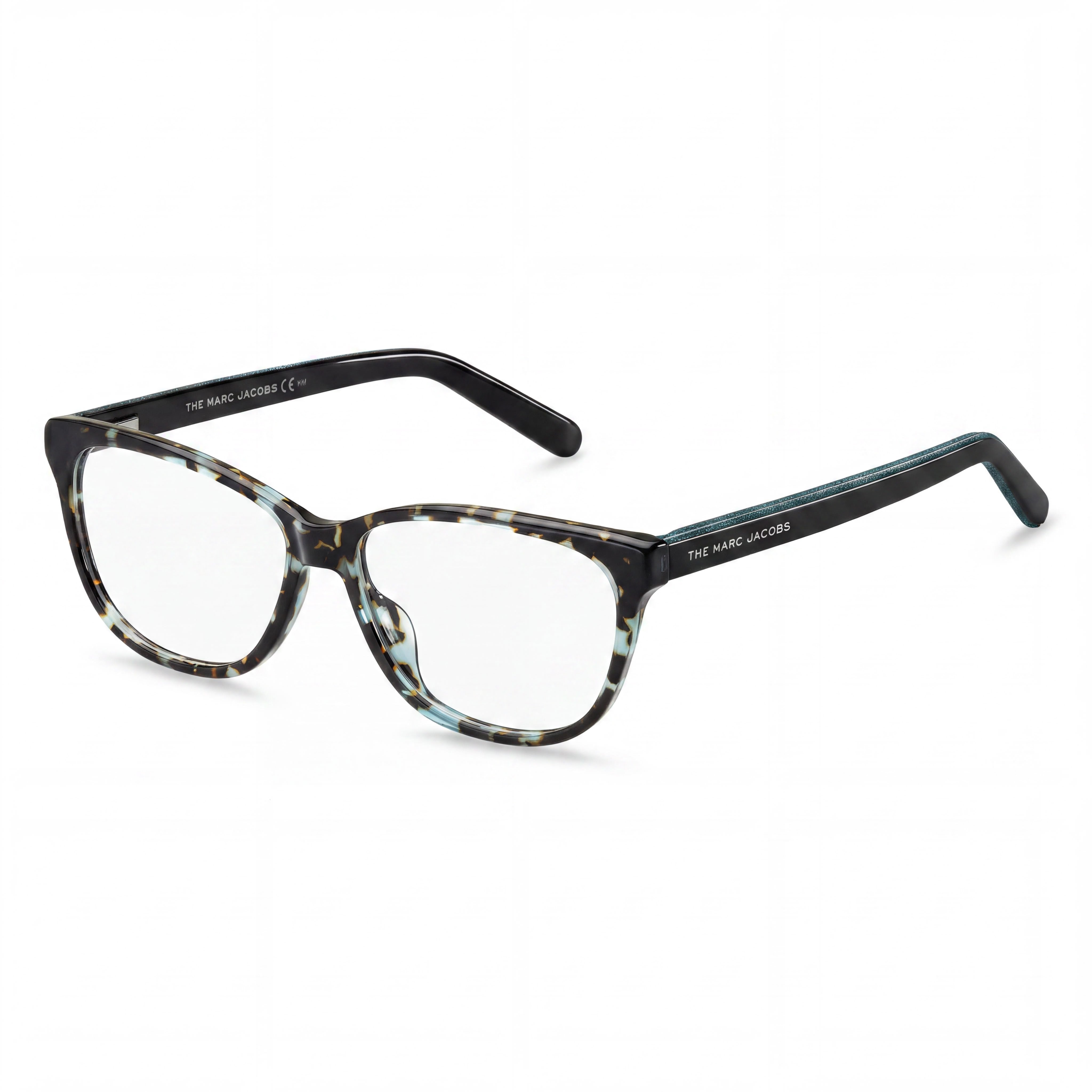 Marc Jacobs MARC 462 Women's Acetate Frame, Polycarbonate Lens Eyeglasses in Teal Havana - 51mm, Photo 1