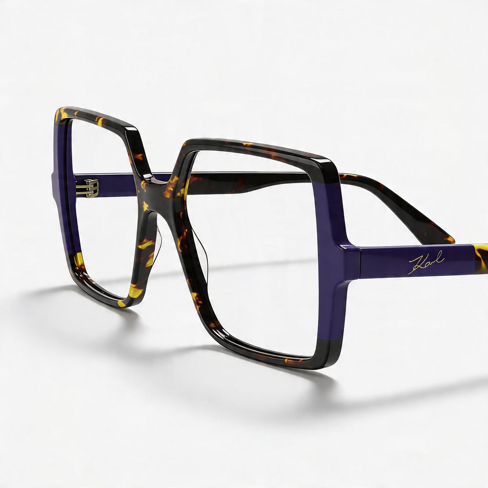 KARL LAGERFELD Kl6169 Women's Acetate Eyewear Frames in Tokyo Tortoise Violet with 54mm Lens Width