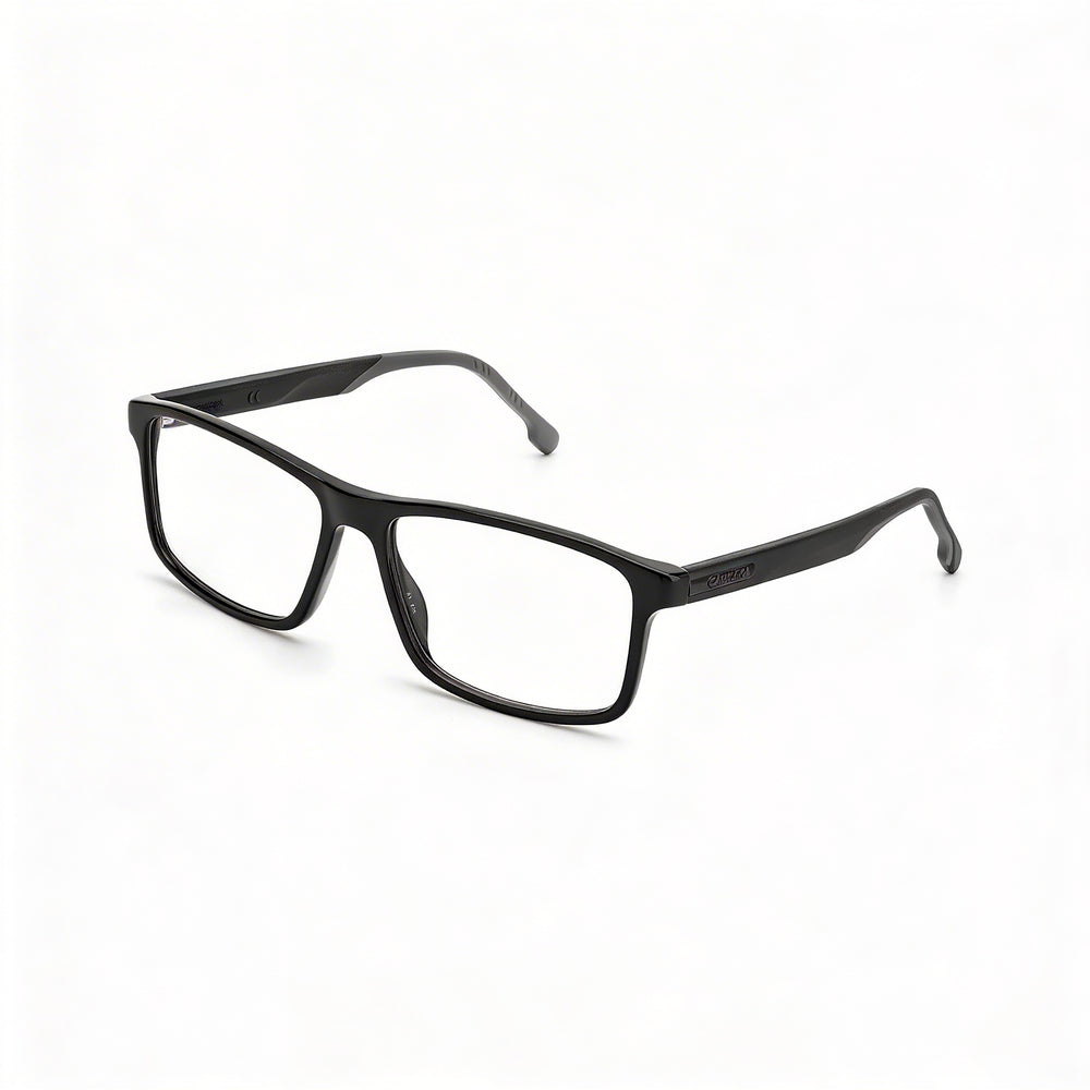 Carrera 8865 Unisex Armazón de Plástico Negro con Lentes de Demostración de Policarbonato Negro 55-16-145