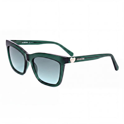 Moschino Modern Women's Green Cellulose Prop. INJ Frame & Lens UV Protection Sunglasses 54mm Lens Width