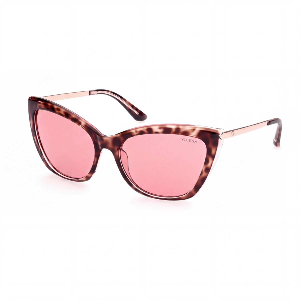 GUESS GU7781 Women's Classic Havana Bordeaux Injected Plastic 100% UV Protection Sunglasses 59mm, Photo 1