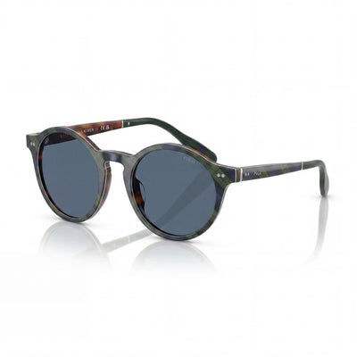 POLO RALPH LAUREN Ph4204u Universal Fit Women's Shiny Tartan Blue/Green/Dark Blue Plastic Frame 100% UV 53mm