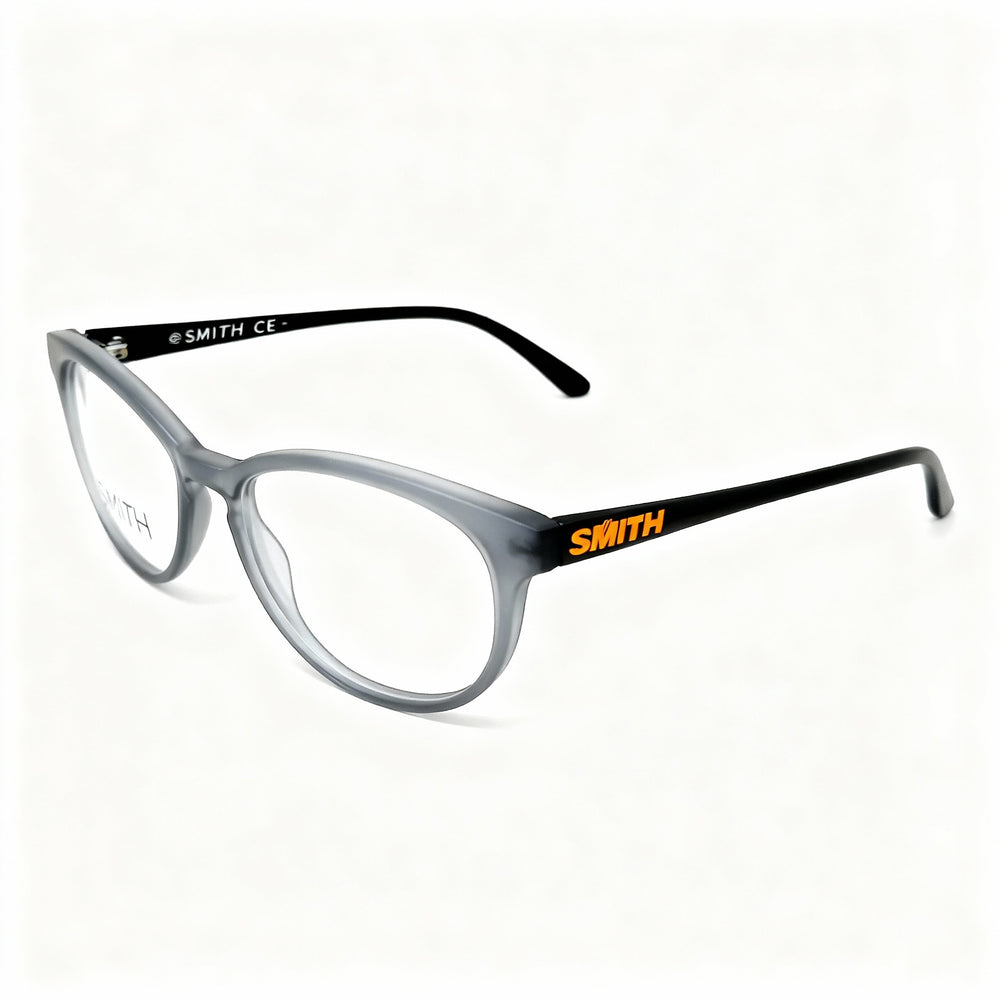 SMITH Finley 0G37 Men's Full Rim Rectangular Plastic Eyeglasses Matte Gray with Non-Polarized Demo Lenses 51-16-140