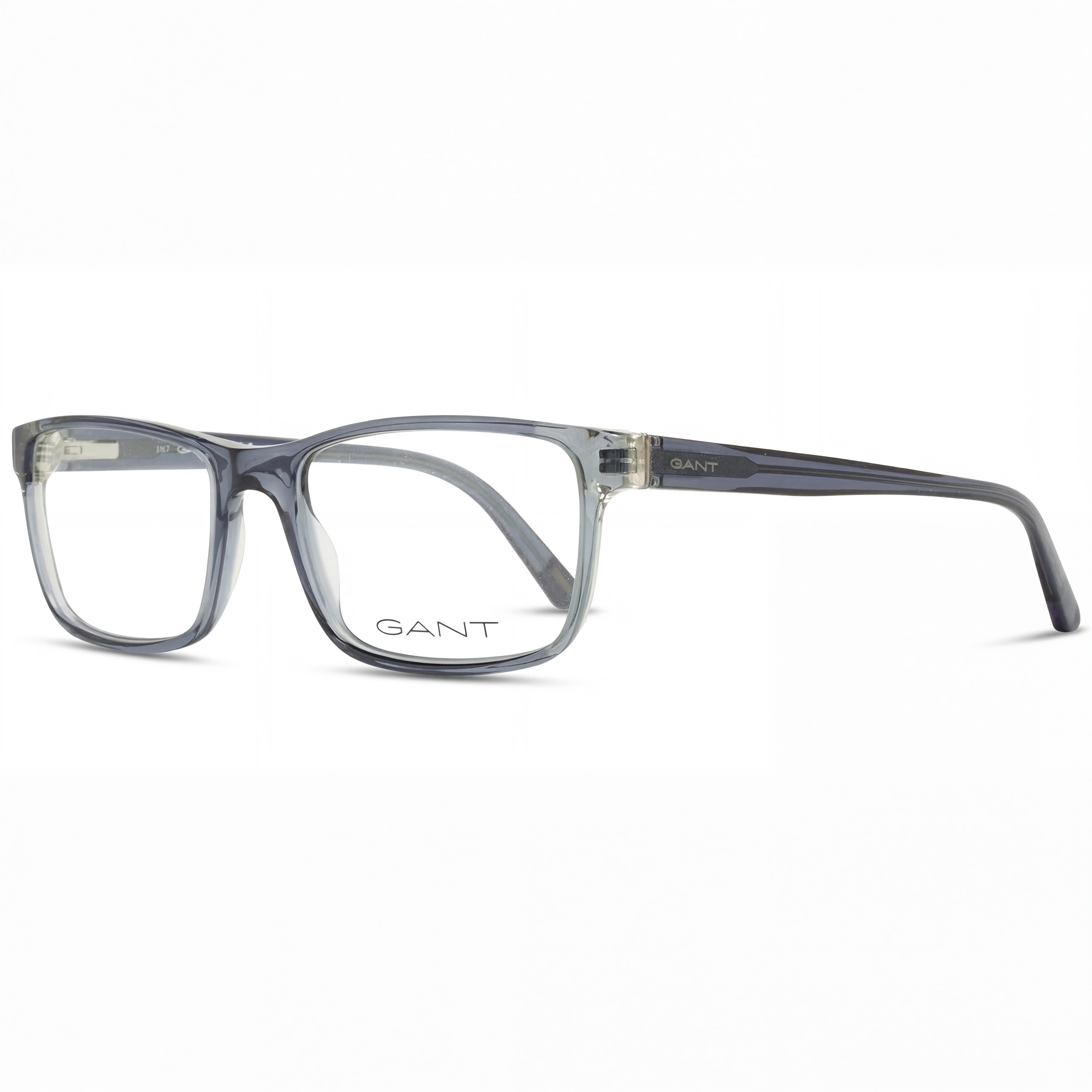 GANT Ga3177 Men's Grey Plastic Optical Eyeglasses, Prescription Ready with Clear Demo Lenses, Size 54-17-145, Photo 1