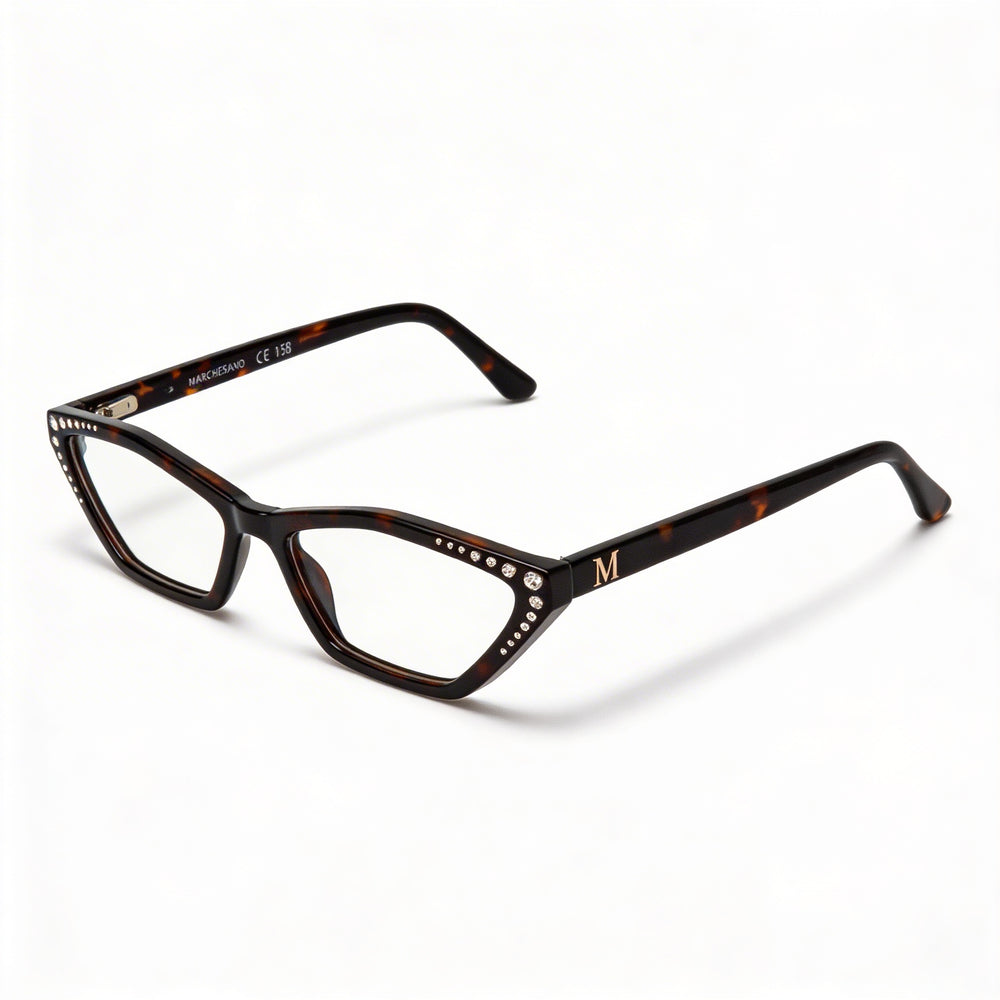 Guess Gm50002 Men’s Dark Havana Injected Frame Clear Lenses Eyewear 54mm