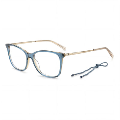 Men's Missoni Modern Style Acetate Optical Frames in Blue Beige with Blue Beige Lenses 54-16-145