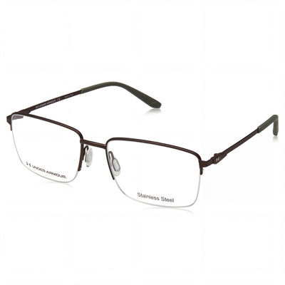 Under Armour Ua 5016/G Gafas de hombre de metal marrón sin lentes de demostración marrones 58 mm
