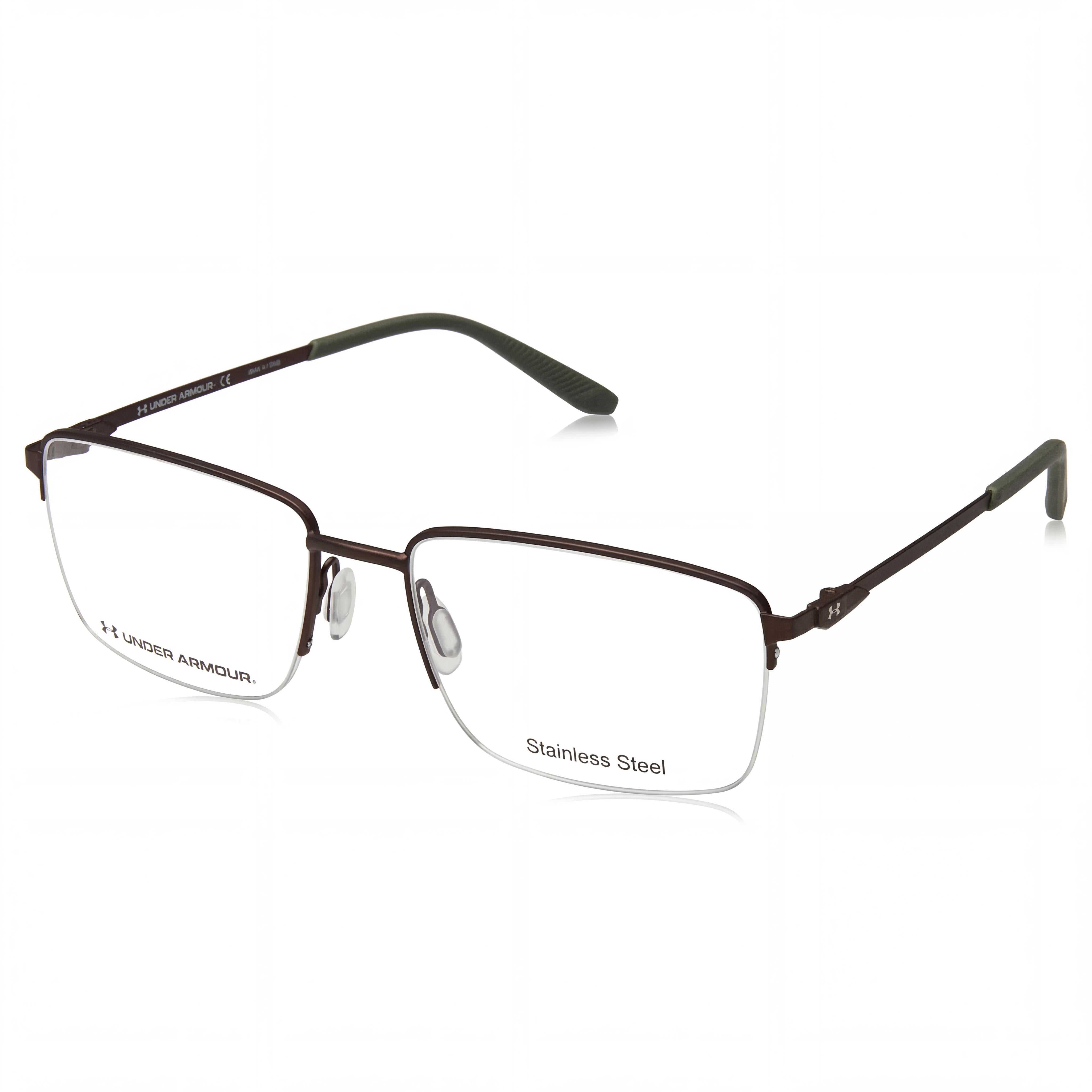 Under Armour Ua 5016/G Gafas de hombre de metal marrón sin lentes de demostración marrones 58 mm, Photo 1
