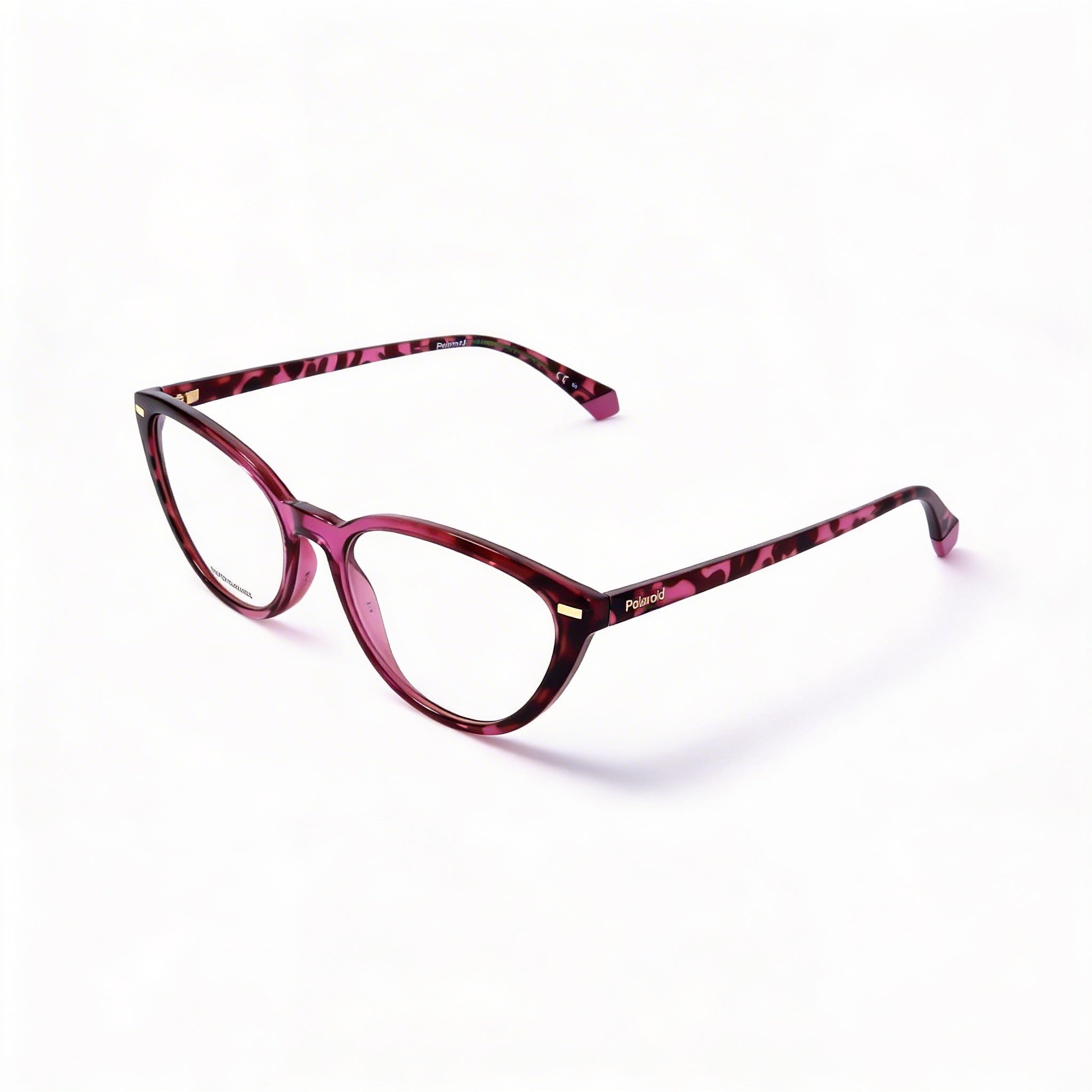Gafas de sol Polaroid PLD D432 para mujer, estilo ojo de gato, montura completa inyectada, color rosa habano, 53 mm, Photo 1