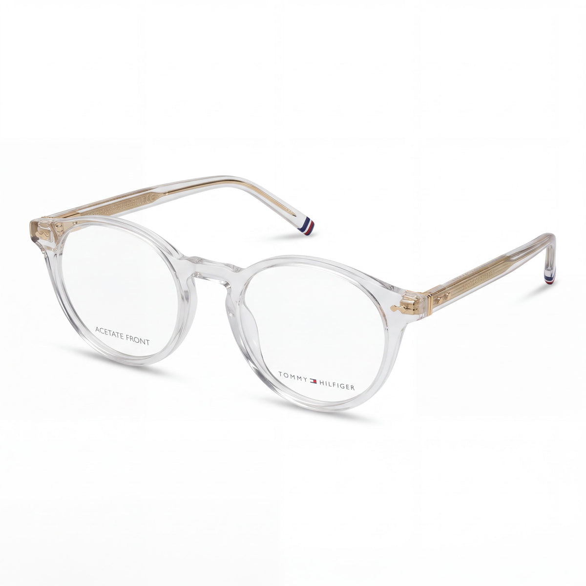 Gafas graduadas para hombre Tommy Hilfiger 1813 Modern de acetato cristal con montura completa y lentes de policarbonato de 49 mm, Photo 1