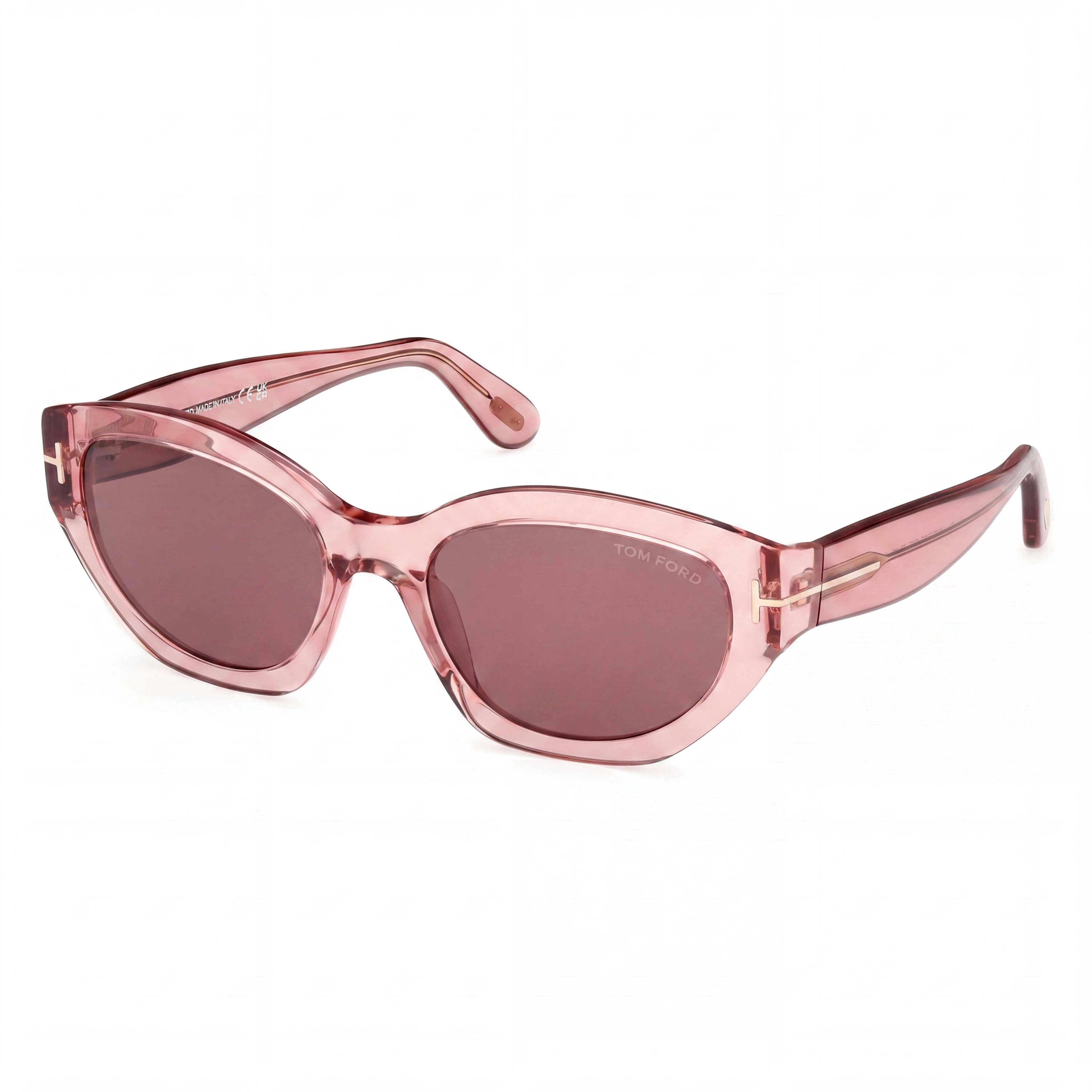 Tom Ford Classic Women's Multi-coloured Plastic Frame Brown Lens 55mm Bridge 19mm Sunglasses, Photo 1