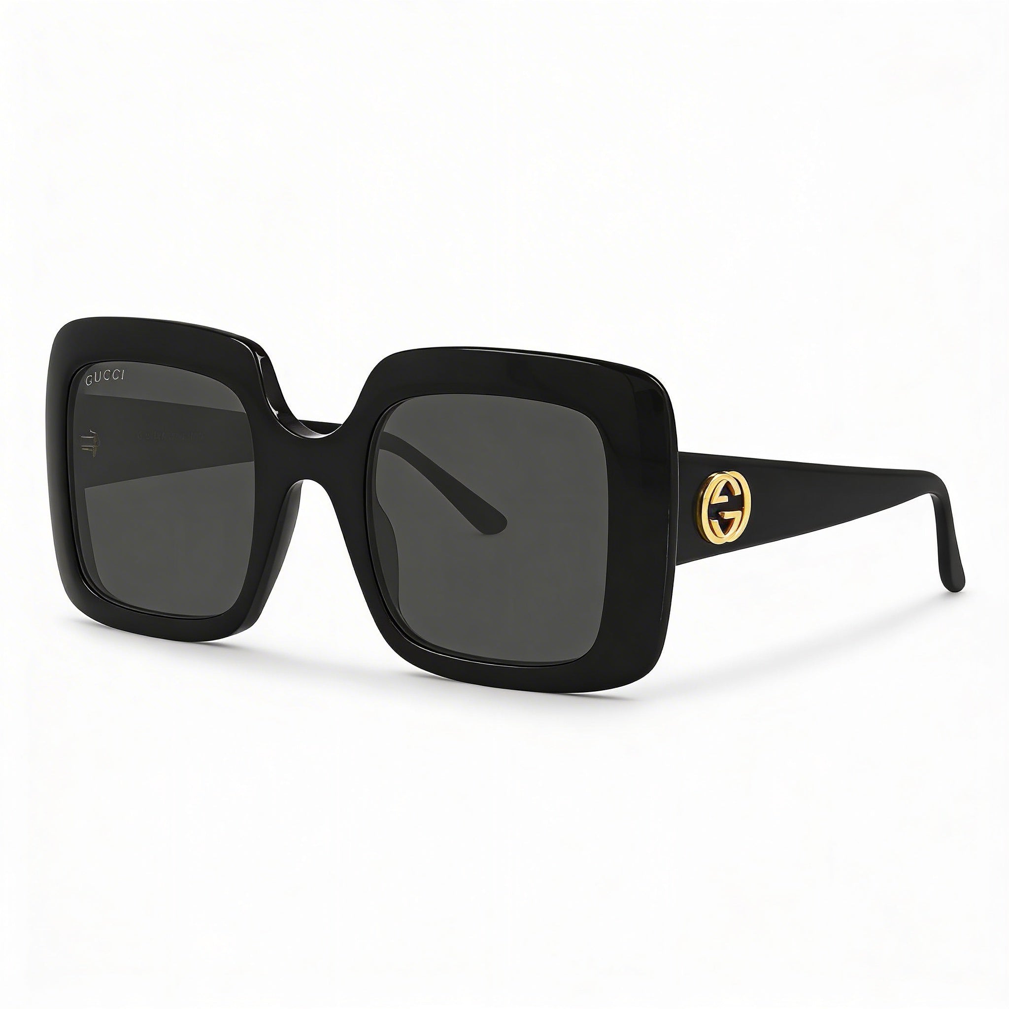 Gucci Gg0896s Women's Black Plastic Frame, Grey Lens UV Protection Sunglasses, Size 52mm, Photo 1