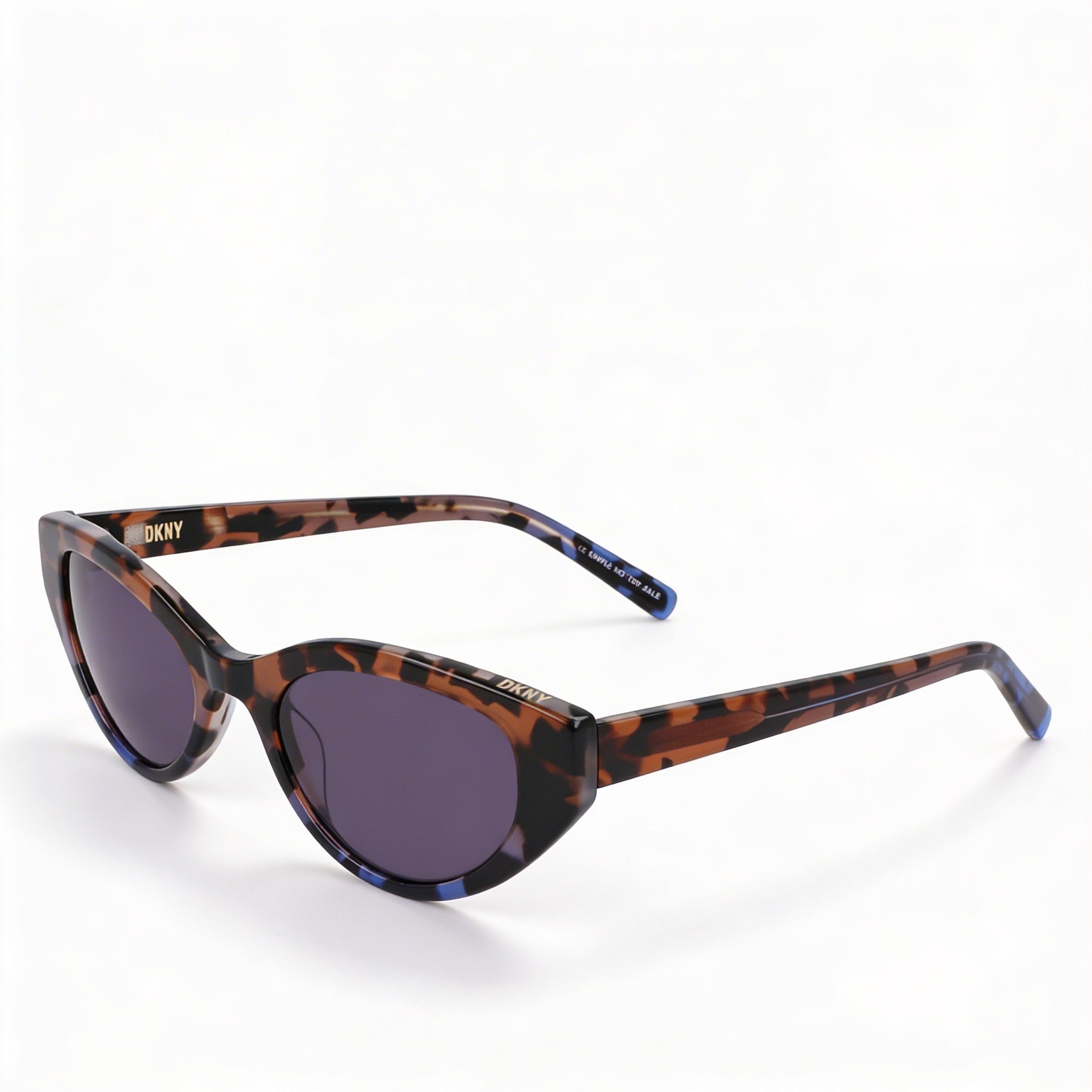 DKNY Classic Women's UV Protective Eyeglasses, Mocha Blue Tort Gradient Stainless Steel Frame, Size 51, Photo 1