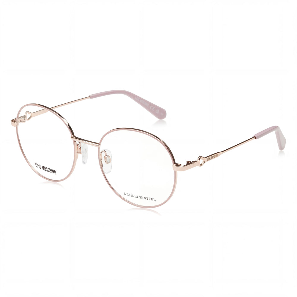 Love Moschino Modern Unisex Metal Frame Polycarbonate Lens Sunglasses, Coppergold Nude, Size 51-19-135mm