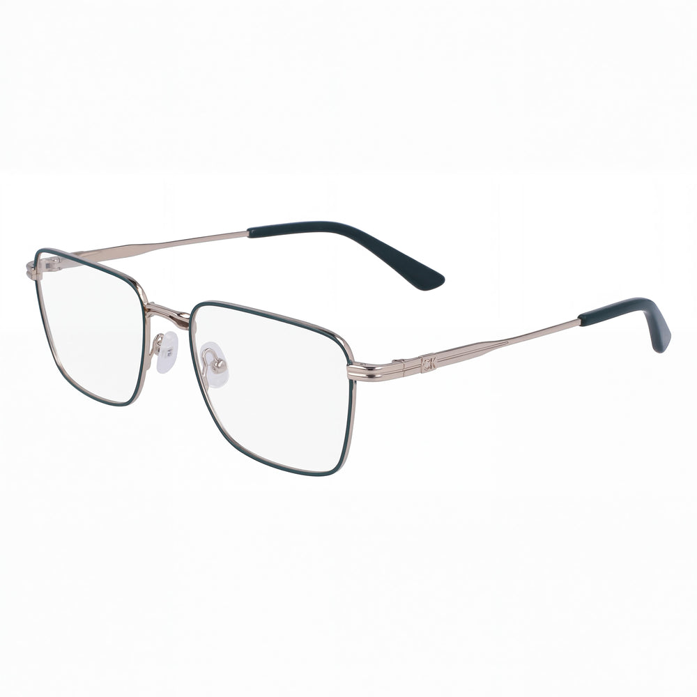 Calvin Klein Ck23104 Unisex Eyewear featuring Metal Frame in Khaki with Khaki Lenses, Lens Width 52mm