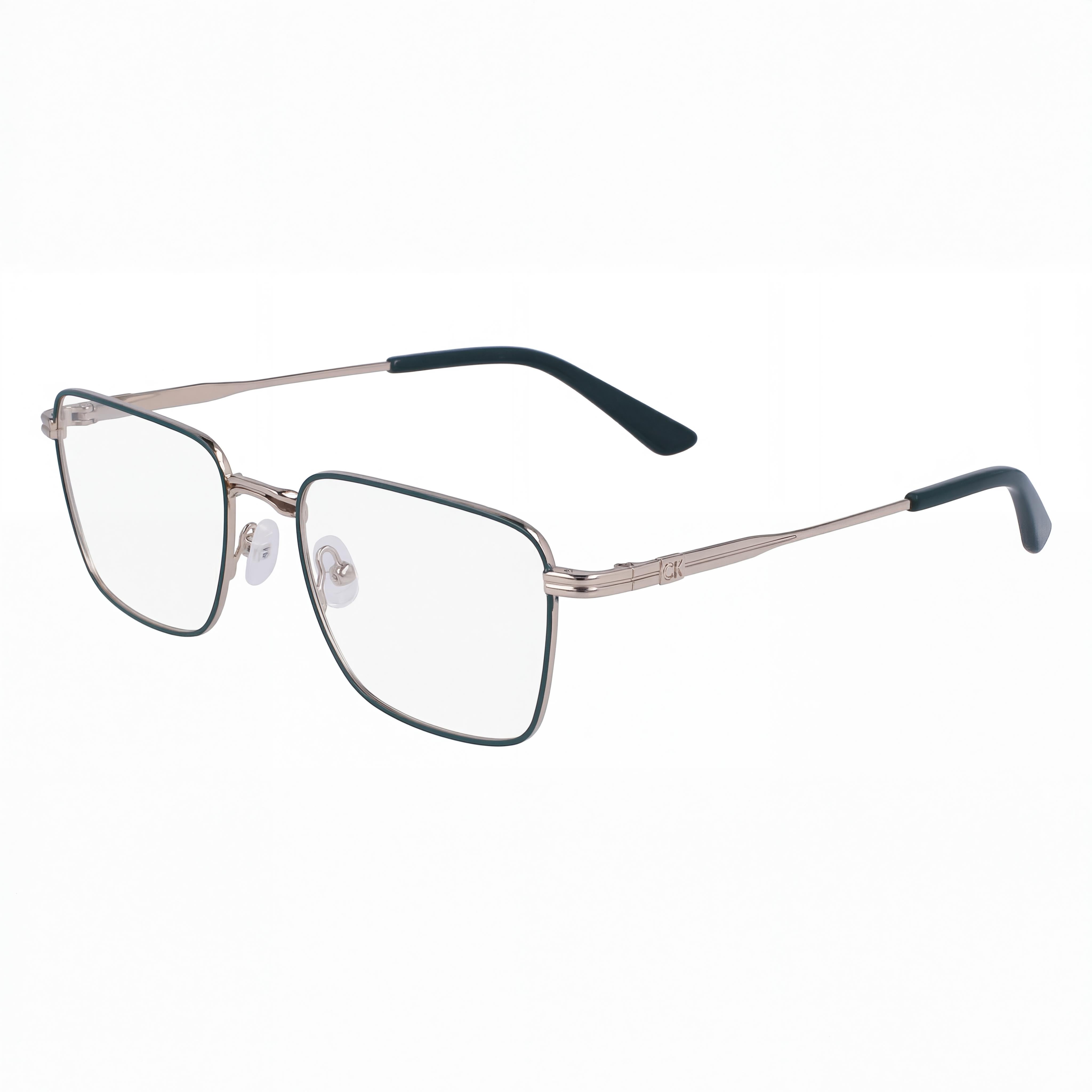 Calvin Klein Ck23104 Gafas Unisex con Montura de Metal en Caqui con Cristales Caqui, Ancho de Cristal 52mm, Photo 1