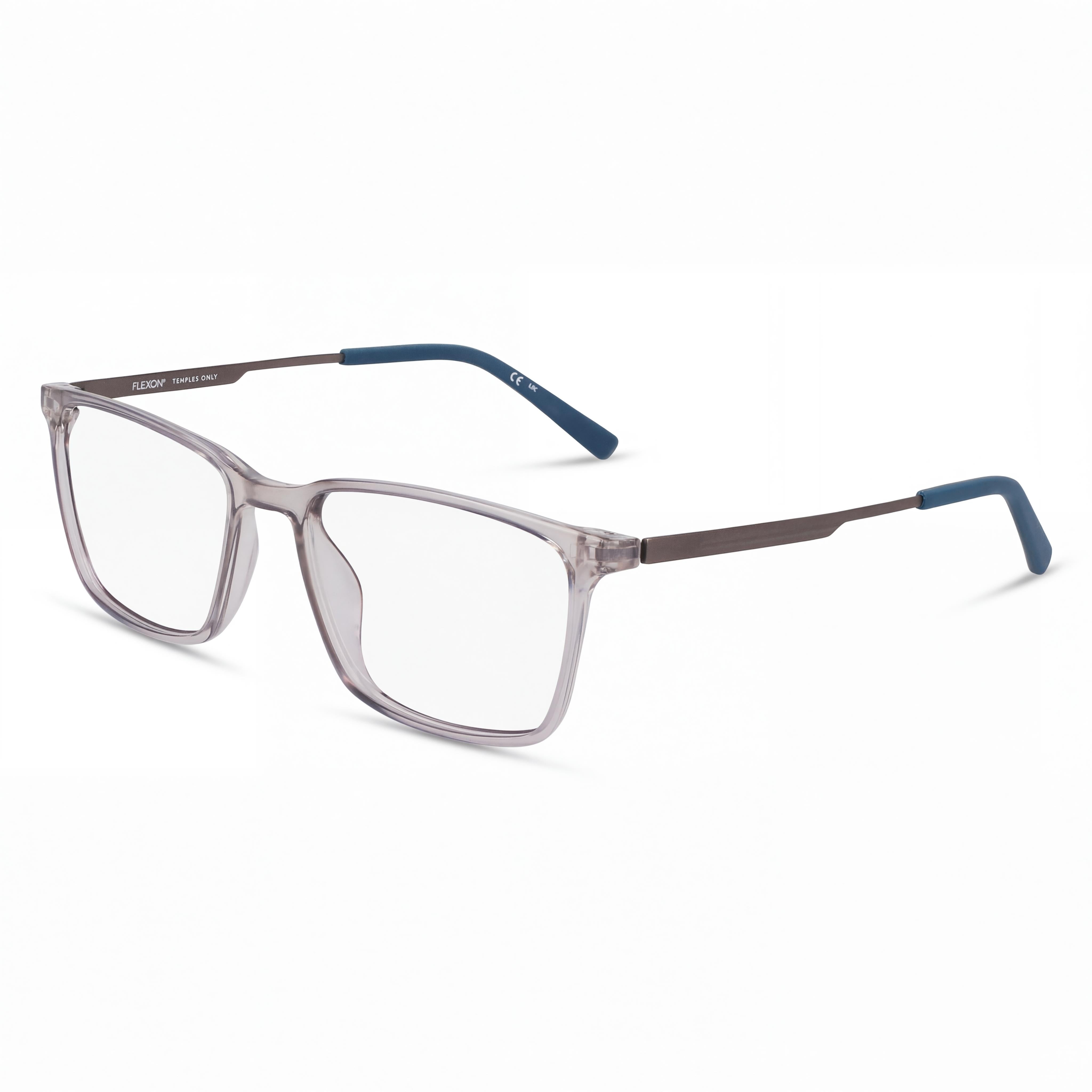 Flexon Ep8023 Men's Grey INJ-ULTEM Frame Sunglasses with Polarized Multi-coloured Polycarbonate Lenses 53mm, Photo 1