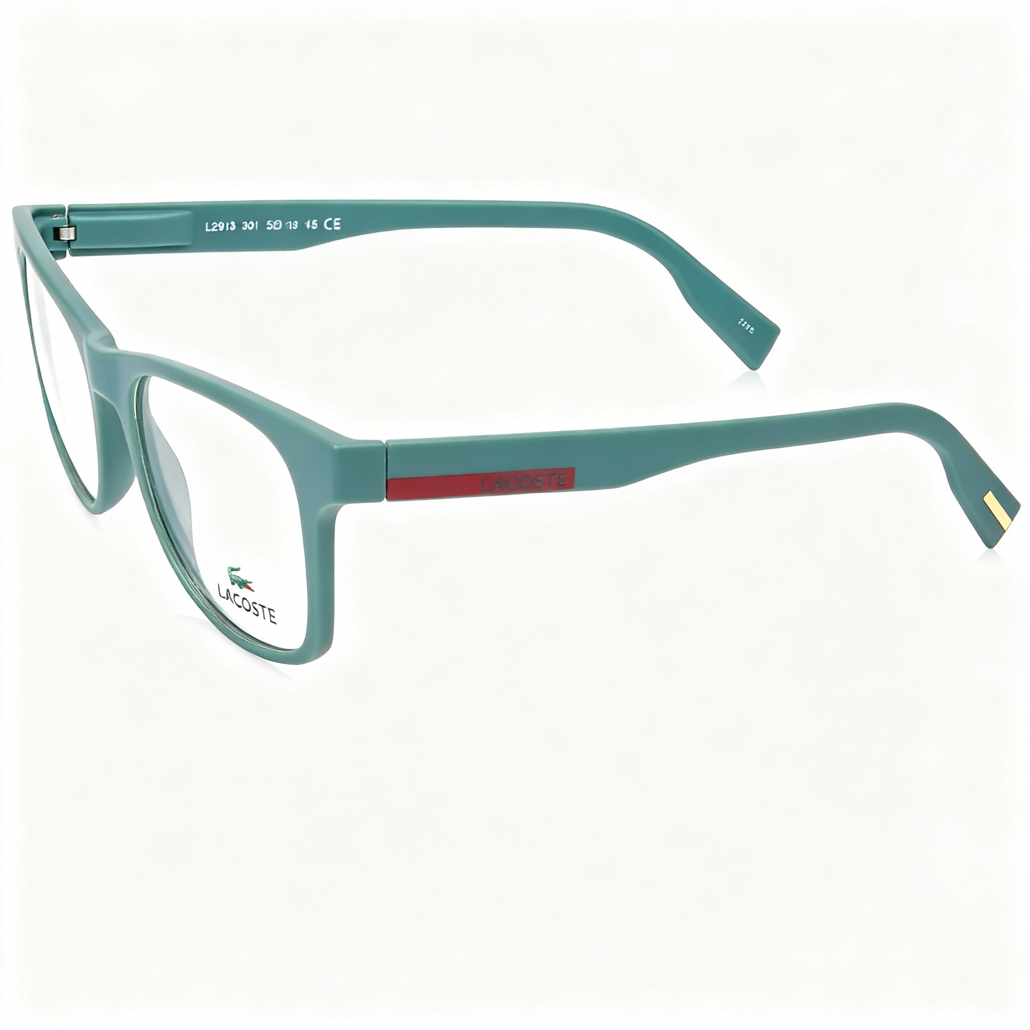 Lacoste Modern L2913 Women's Acetate Frame Sunglasses with Non-Polarized matte green Lenses, 53mm, Photo 1