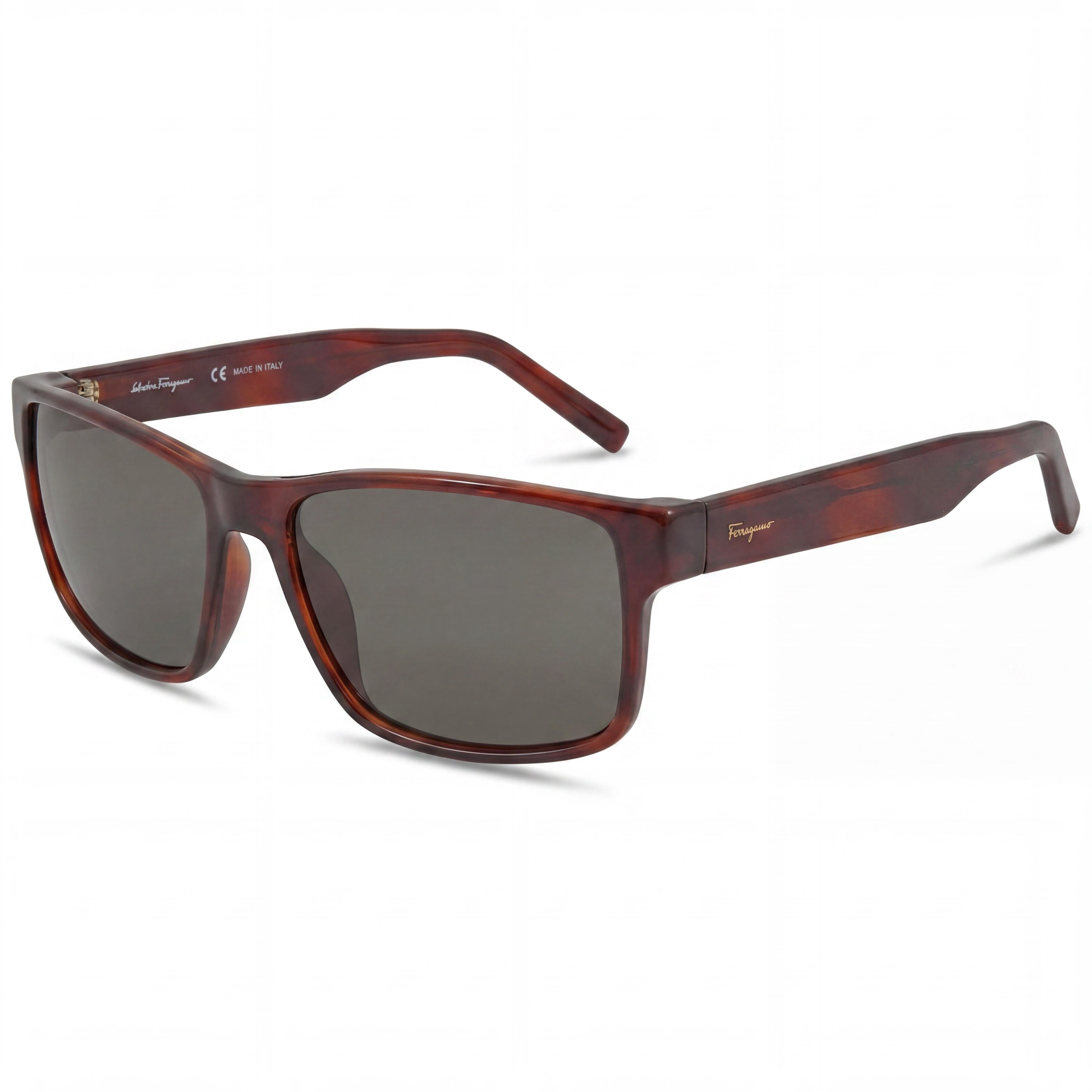 Gafas de sol Ferragamo sf960s 214 unisex de plástico rectangular color carey con protección UV de 58 mm, Photo 1