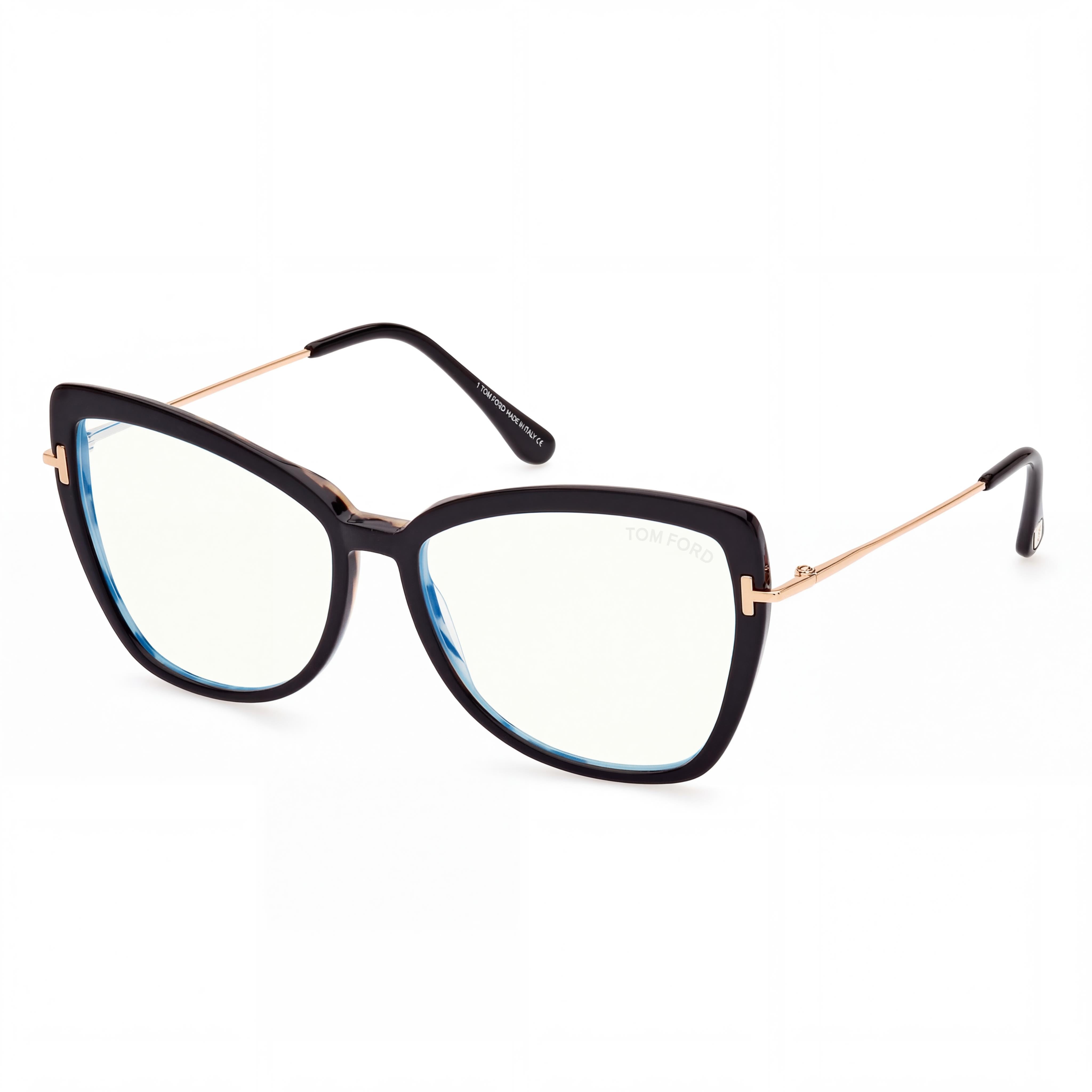 Tom Ford FT5882-B Black Butterfly Eyeglasses for Women, Plastic 55mm, Photo 1