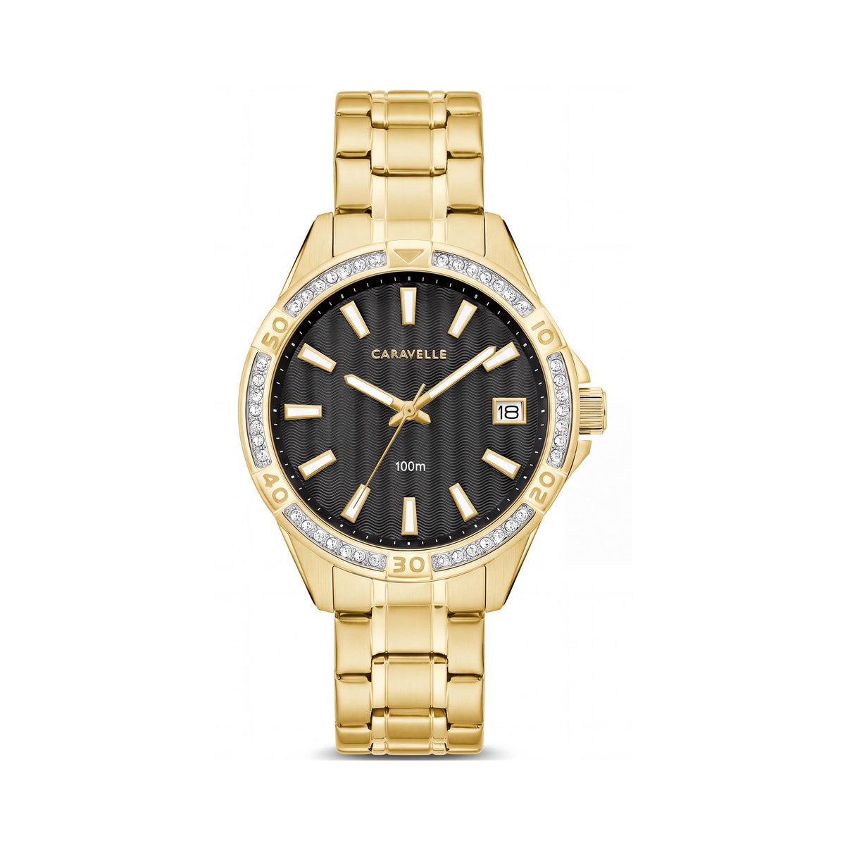Reloj para mujer Caravelle by Bulova Sport Aqualuxx con 42 cristales decorativos y resistencia al agua de 100 metros, Photo 1