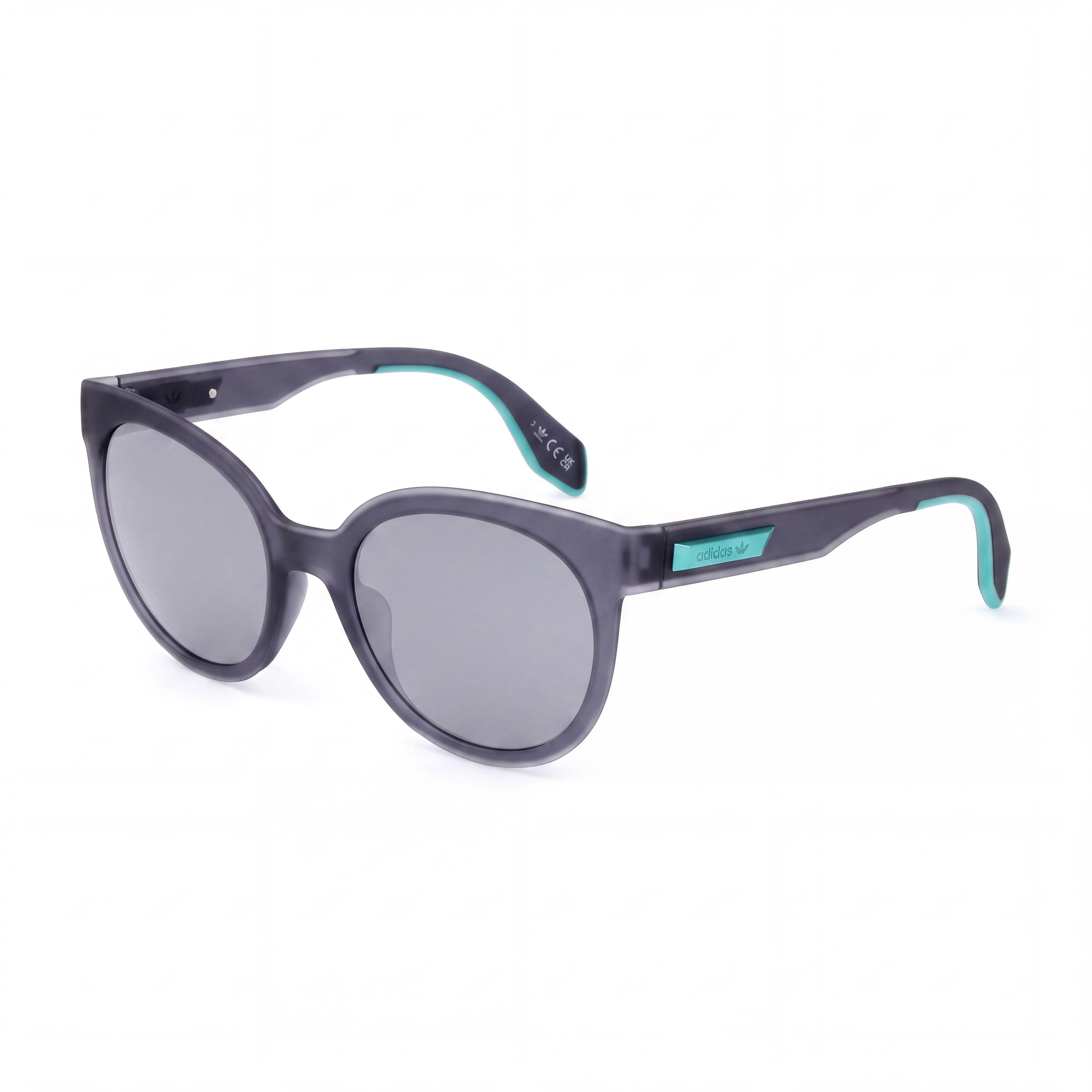 Gafas de sol adidas Originals estilo casual para mujer, montura de plástico gris con protección UV 400, 52 mm, Photo 1