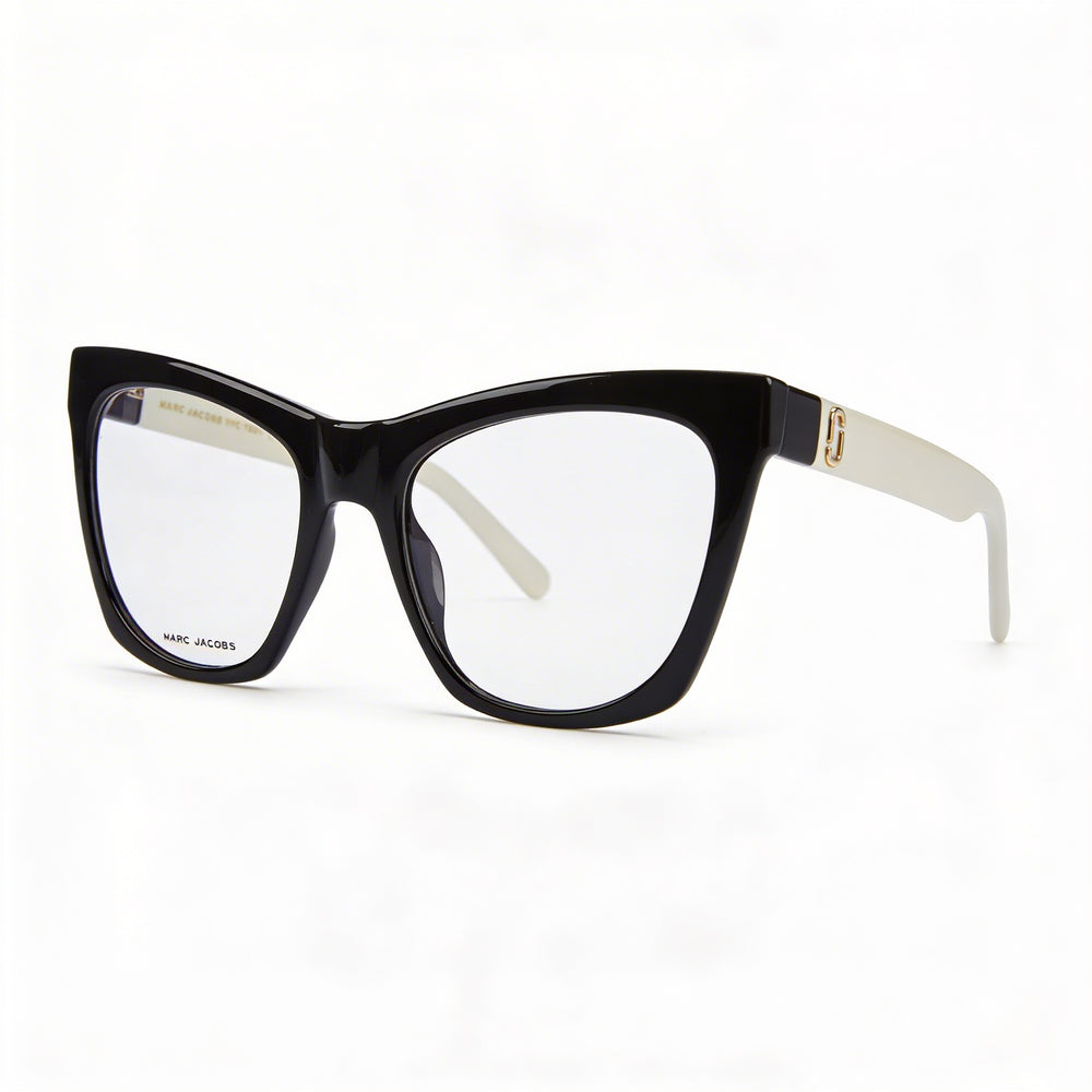 Marc Jacobs Marc 649 Women's Sunglasses, crafted with a Black White Cellulose Frame, 53mm Lens Width