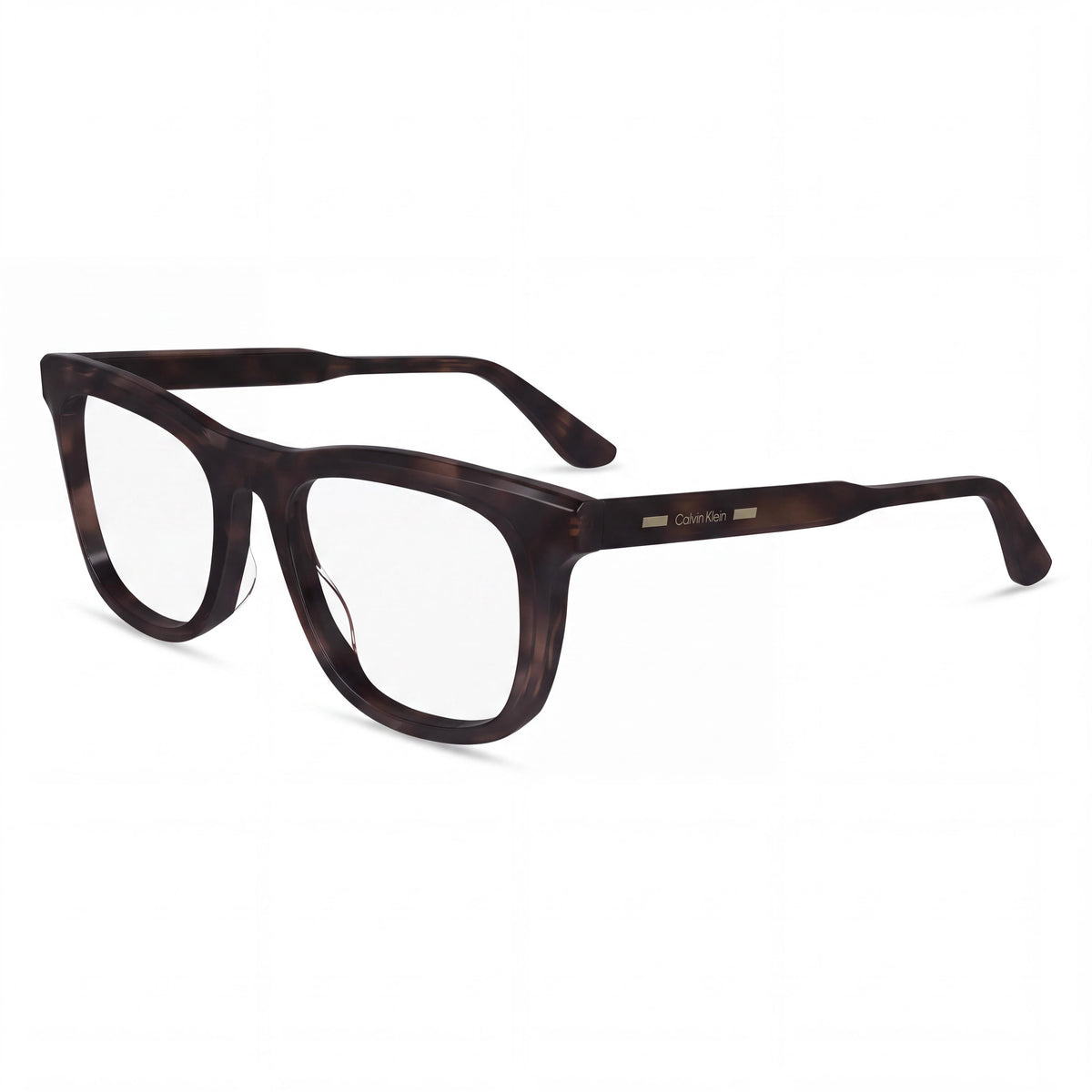 Gafas Calvin Klein Modern para hombre con montura de acetato y lentes de policarbonato en color habano, ancho de lente de 52 mm, Photo 1