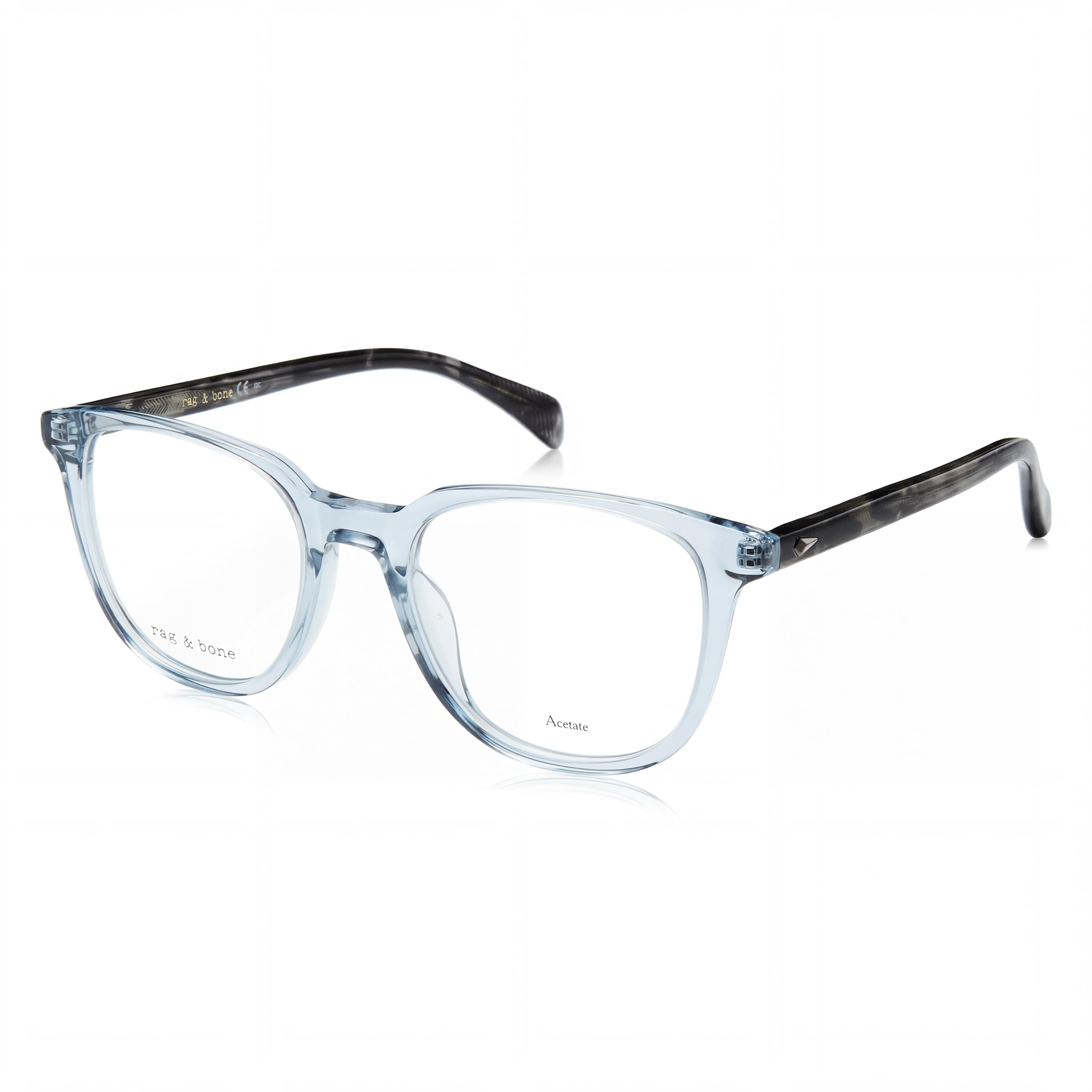 Monturas ópticas Rag & Bone RNB7052 para hombre, estilo casual, verdes, graduadas, lentes de 51 mm, puente de 18 mm, patillas de 145 mm, Photo 1