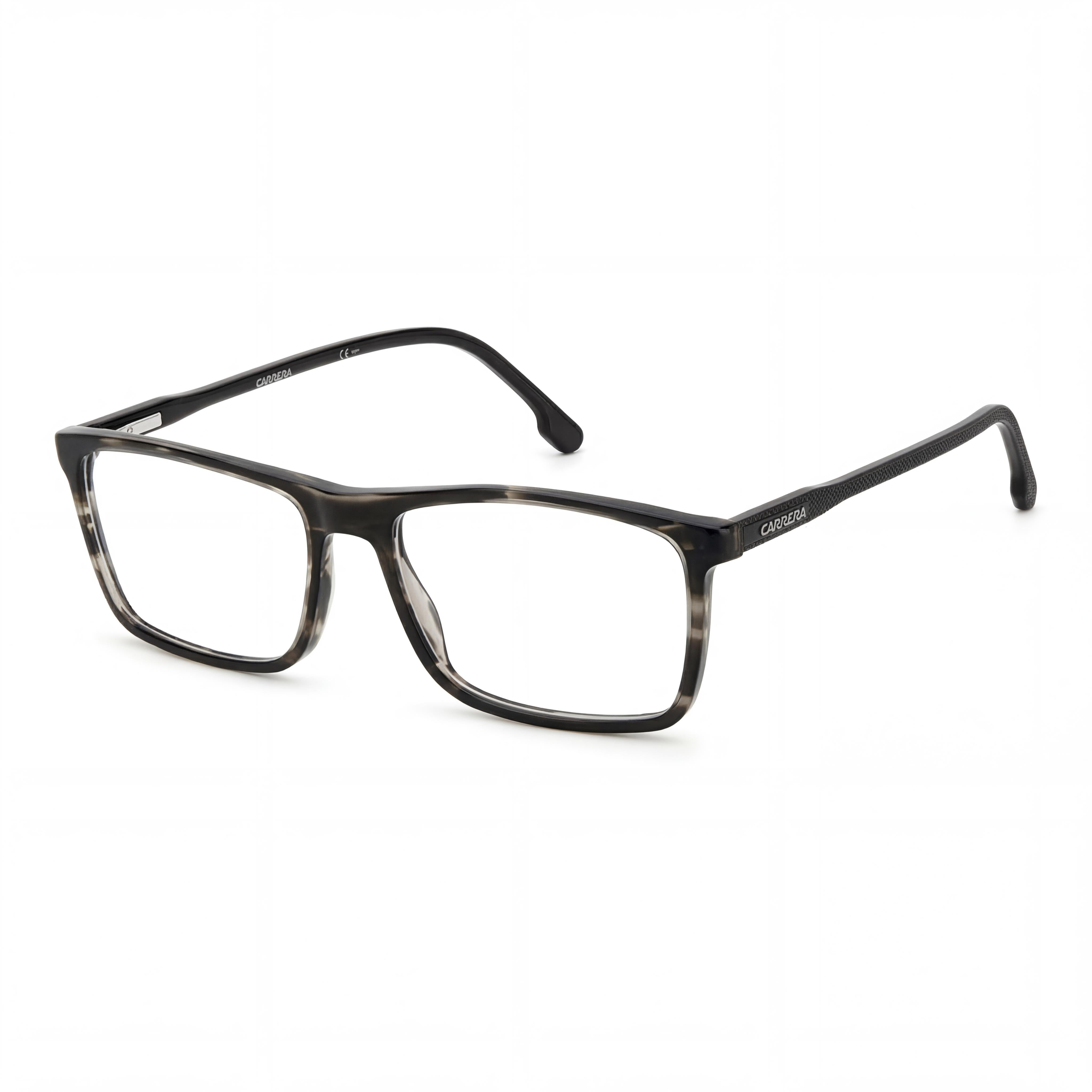 Carrera Carrera 225 Unisex Grey Horn Acetate Eyeglasses with Polycarbonate Lenses 56-17-145, Photo 1