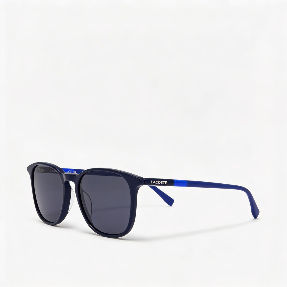 Lacoste Wayfarers Unisex Blue Dark Grey Acetate UV Protection Sunglasses 54mm