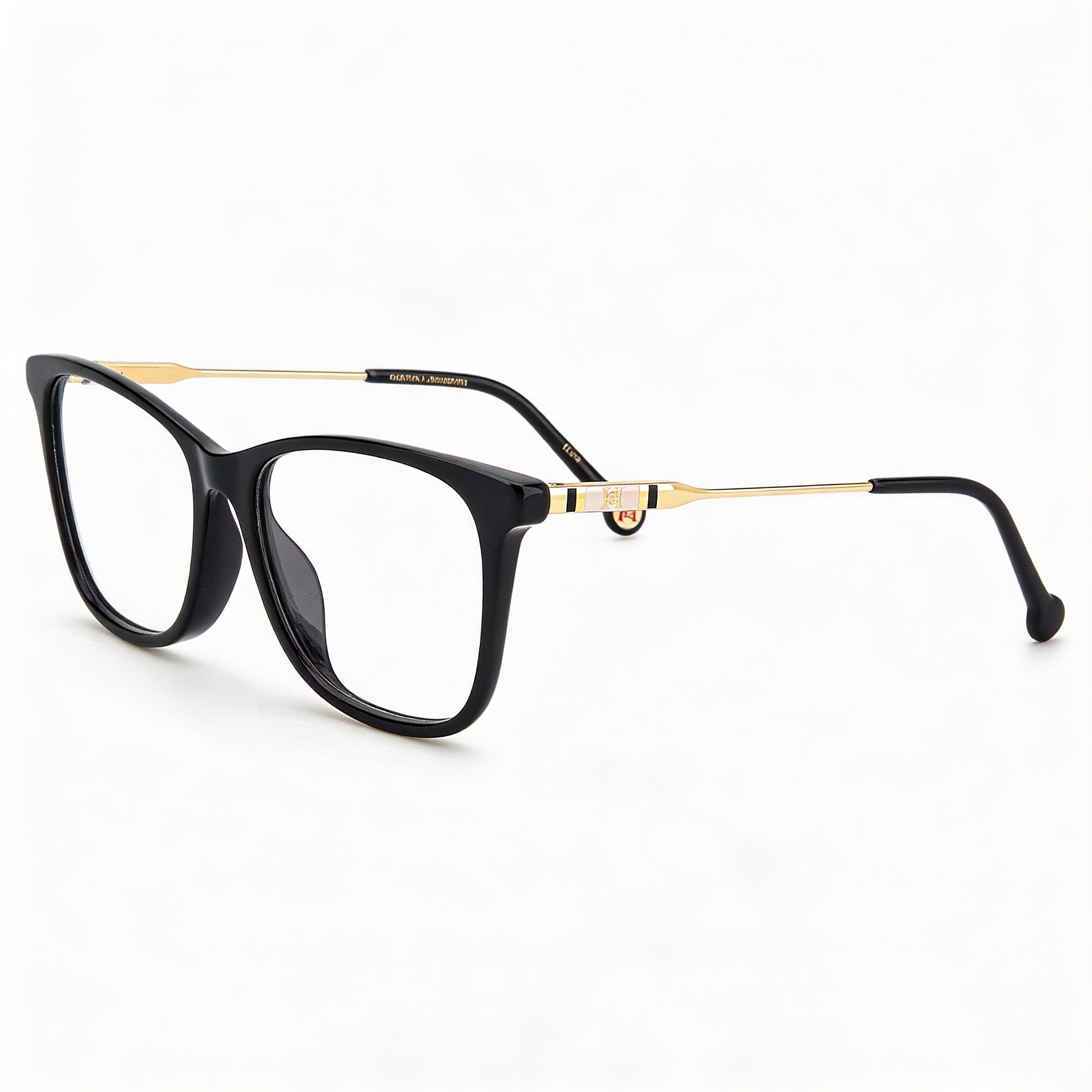 Carolina Herrera Modern Women's Eyewear, Black Acetate Frame, Non- Lenses, 52mm Lens Width, Photo 1
