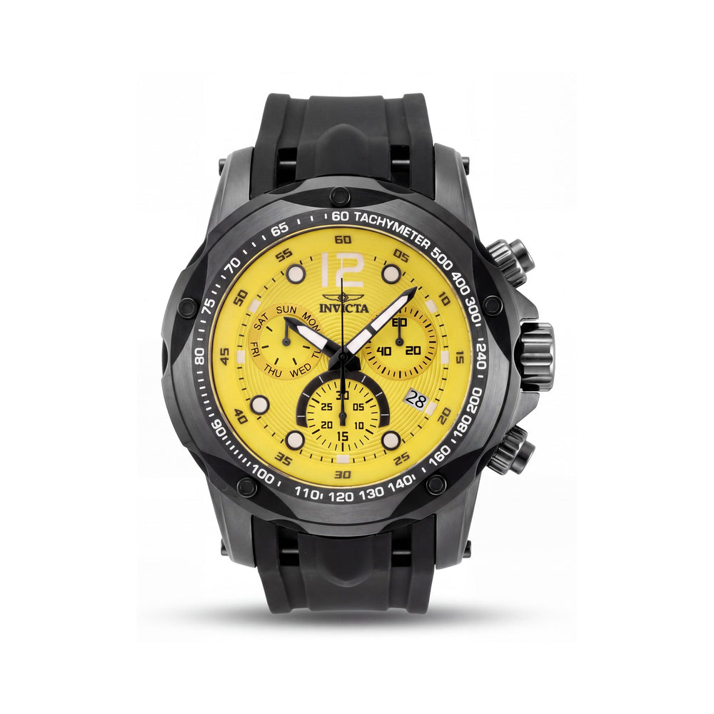 Reloj Invicta Speedway 48908 Unisex de acero inoxidable con esfera amarilla de cuarzo de 51 mm