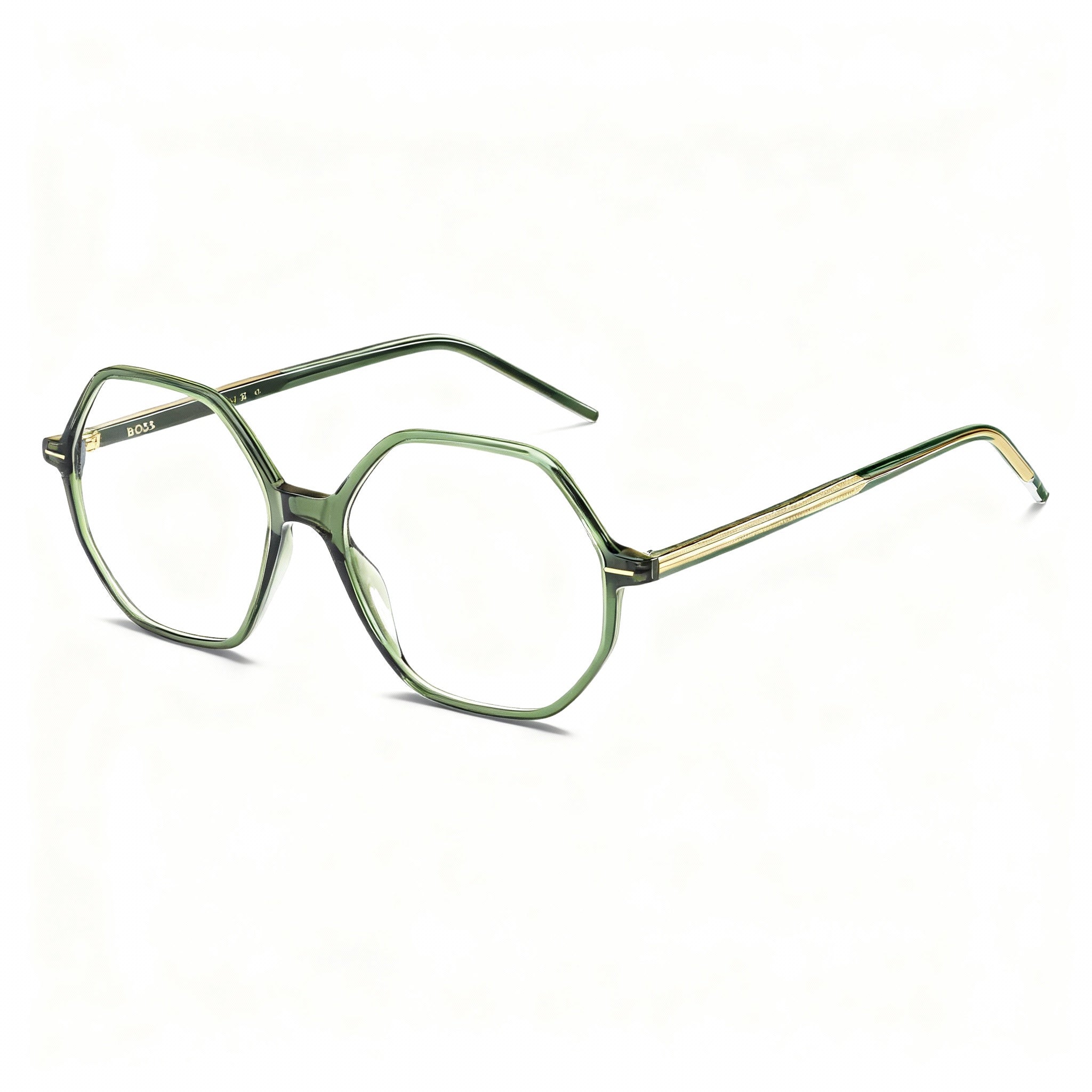 Hugo Boss Boss 1528 Women's Modern Green Lens Magnesium Frame Non-Polarised 54mm Sunglasses, Photo 1